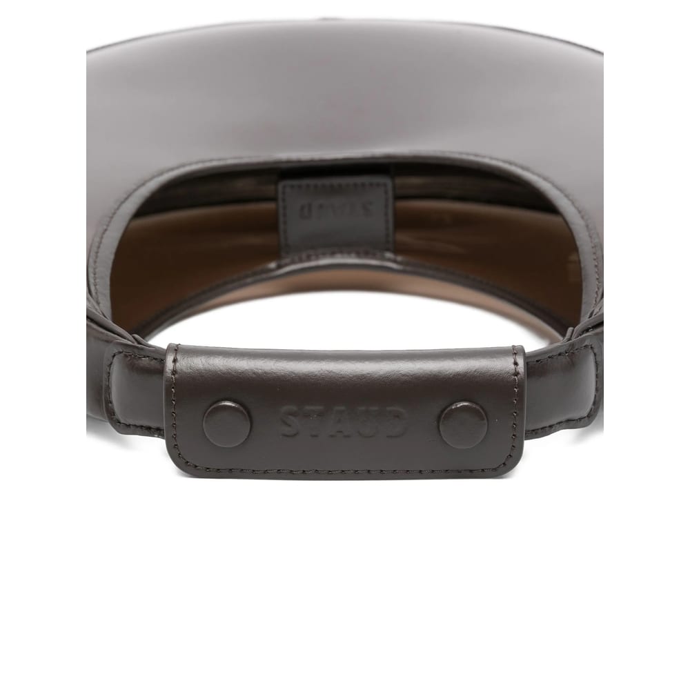 Staud Brown Moon Shoulder Bag In Brown