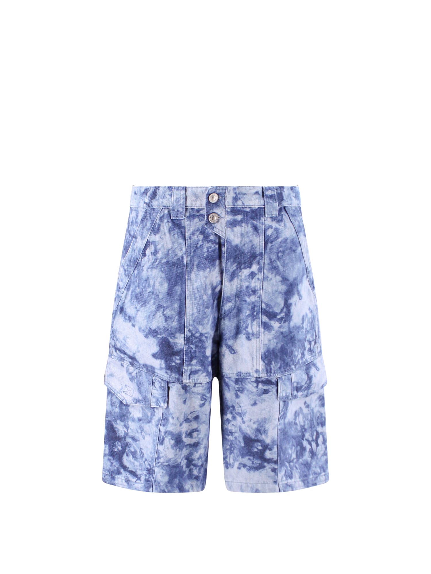 Shop Isabel Marant Jemuel Bermuda Shorts In Blue