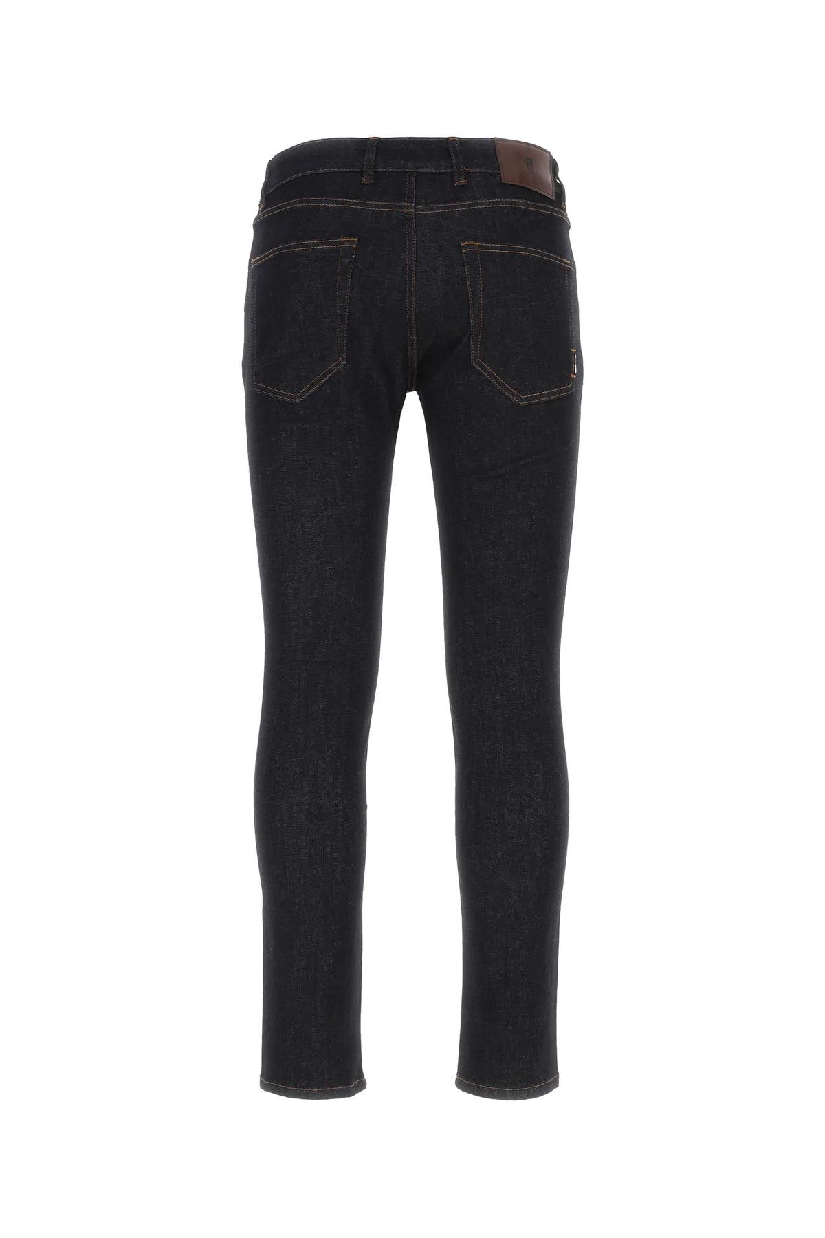 Shop Pt01 Stretch Denim Rock Jeans In Blue