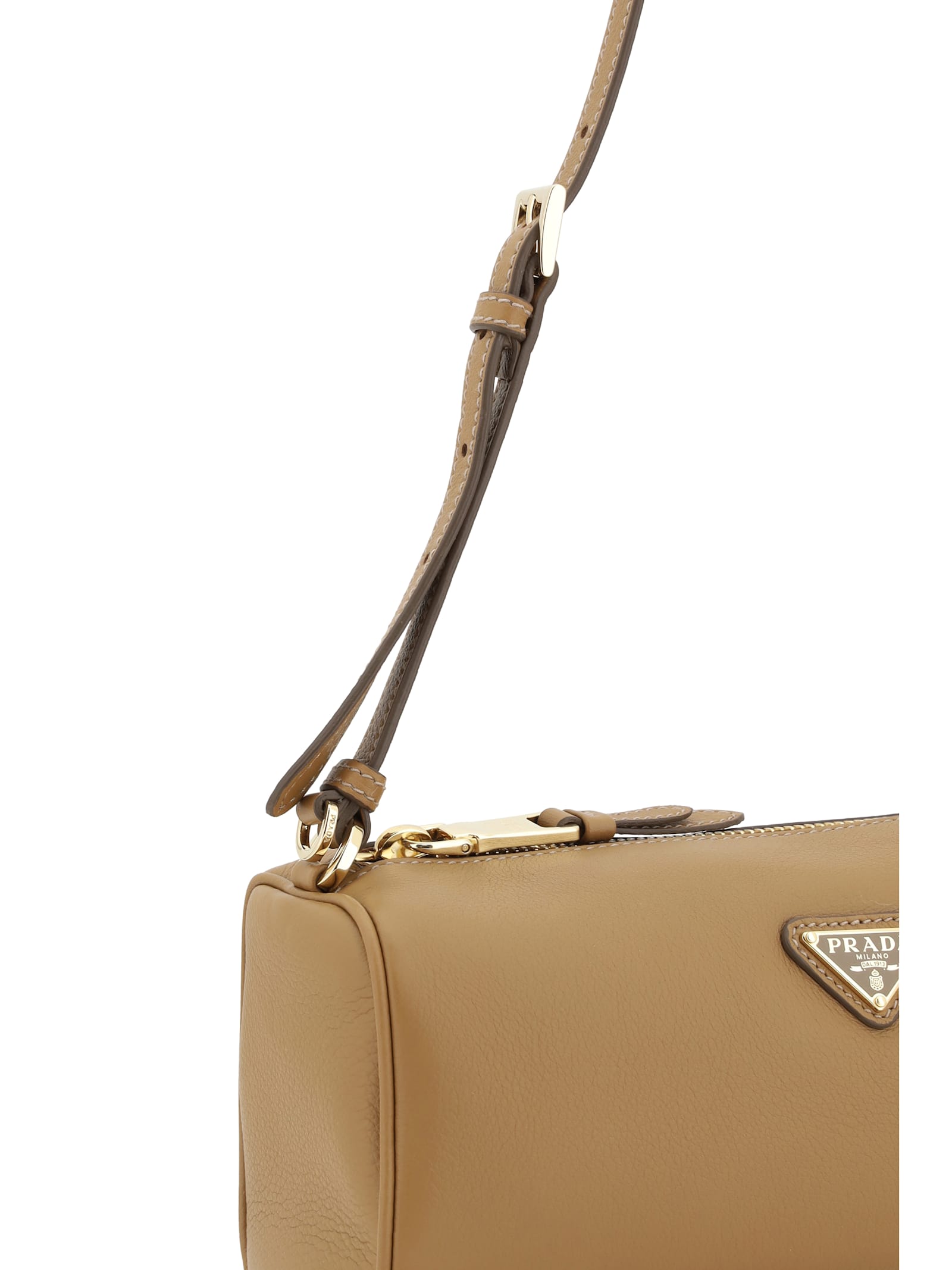 Prada Tubolar Shoulder Bag In Neutral