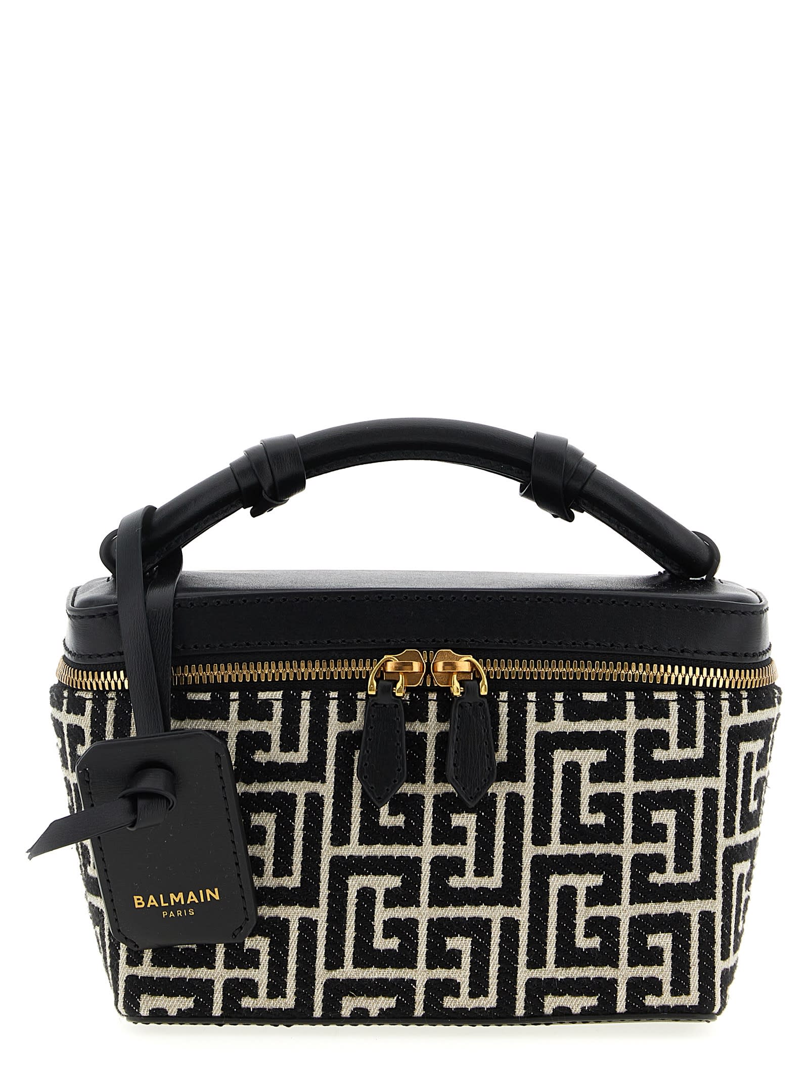 Balmain Trousse B-army Crossbody Bag In Black