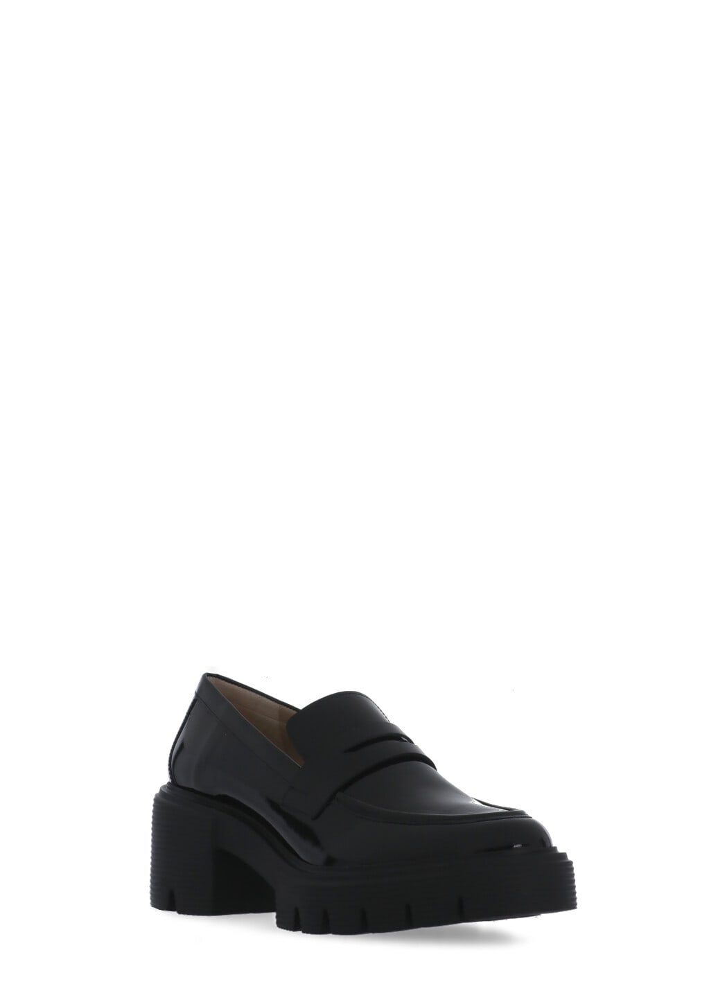 Shop Stuart Weitzman Soho Loafers In Black