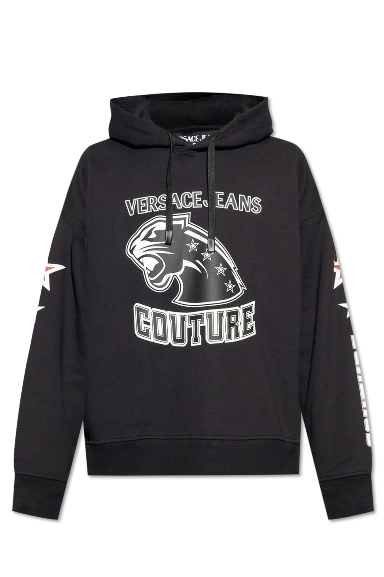 VERSACE JEANS COUTURE PRINTED HOODIE