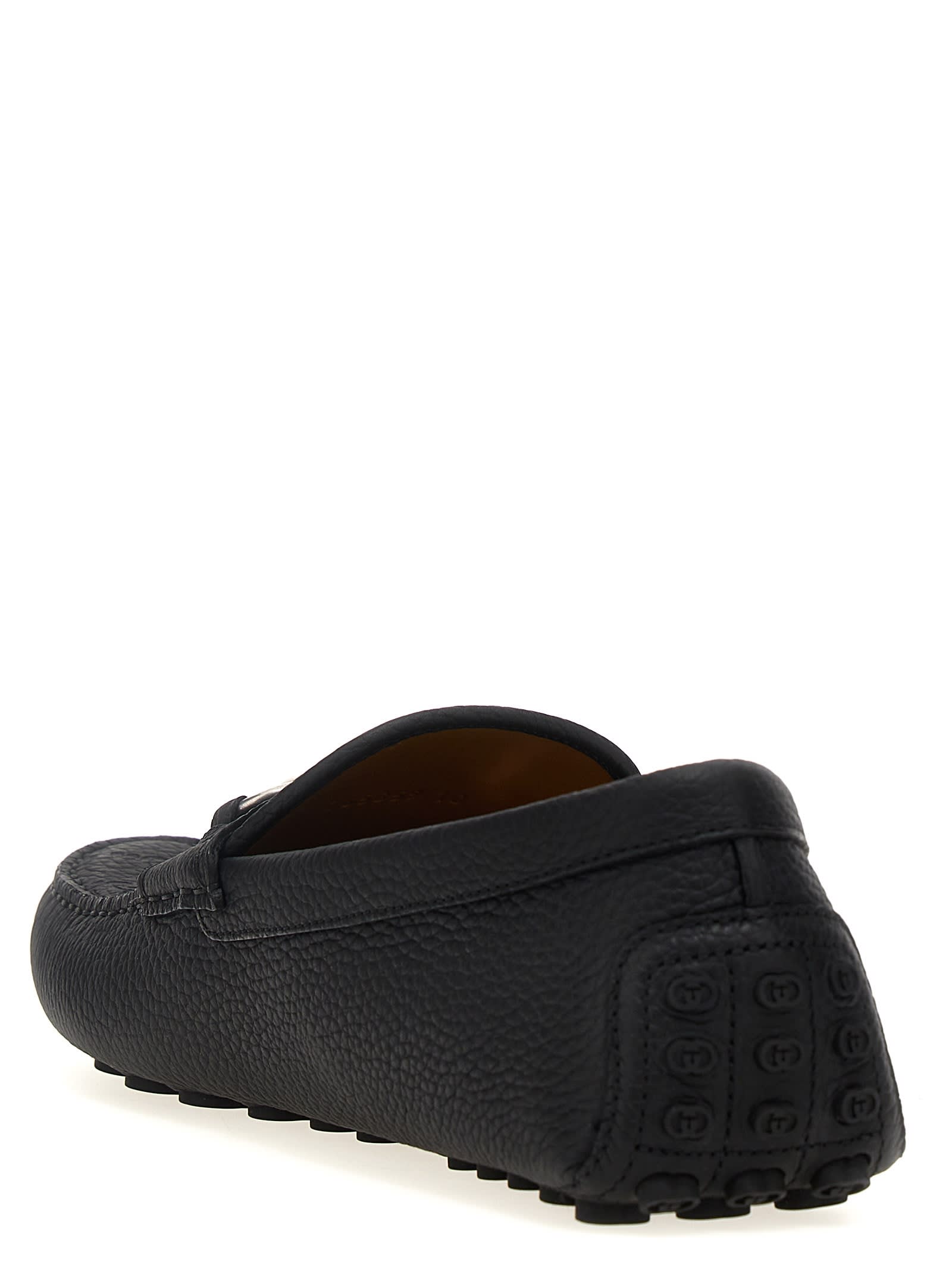 Shop Gucci Morsetto Loafers In Black