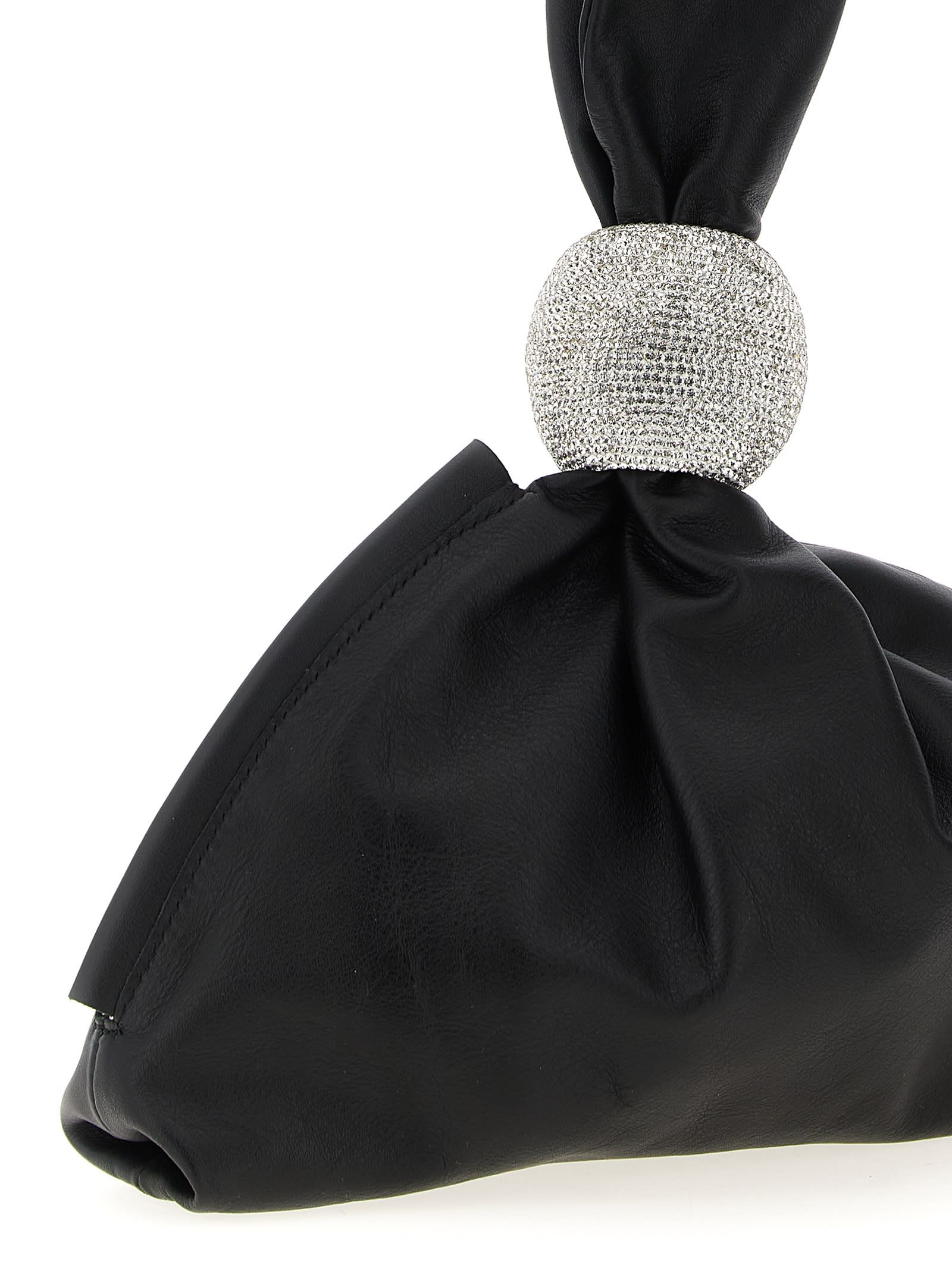 Giuseppe Di Morabito Embellished Detail Handbag Knot Handle In Black