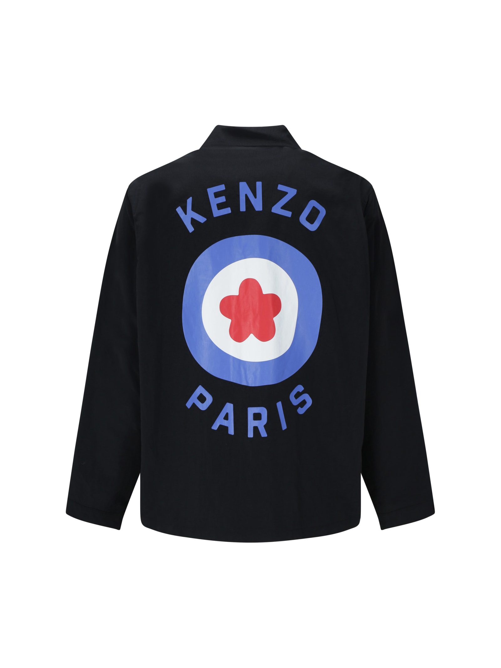Shop Kenzo Windproof Jacket In Black
