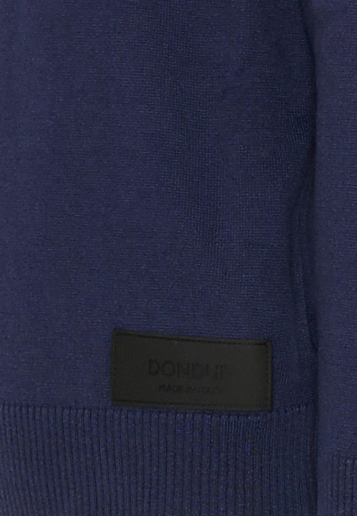 Dondup Logo-patch Crewneck Sweater In Blue