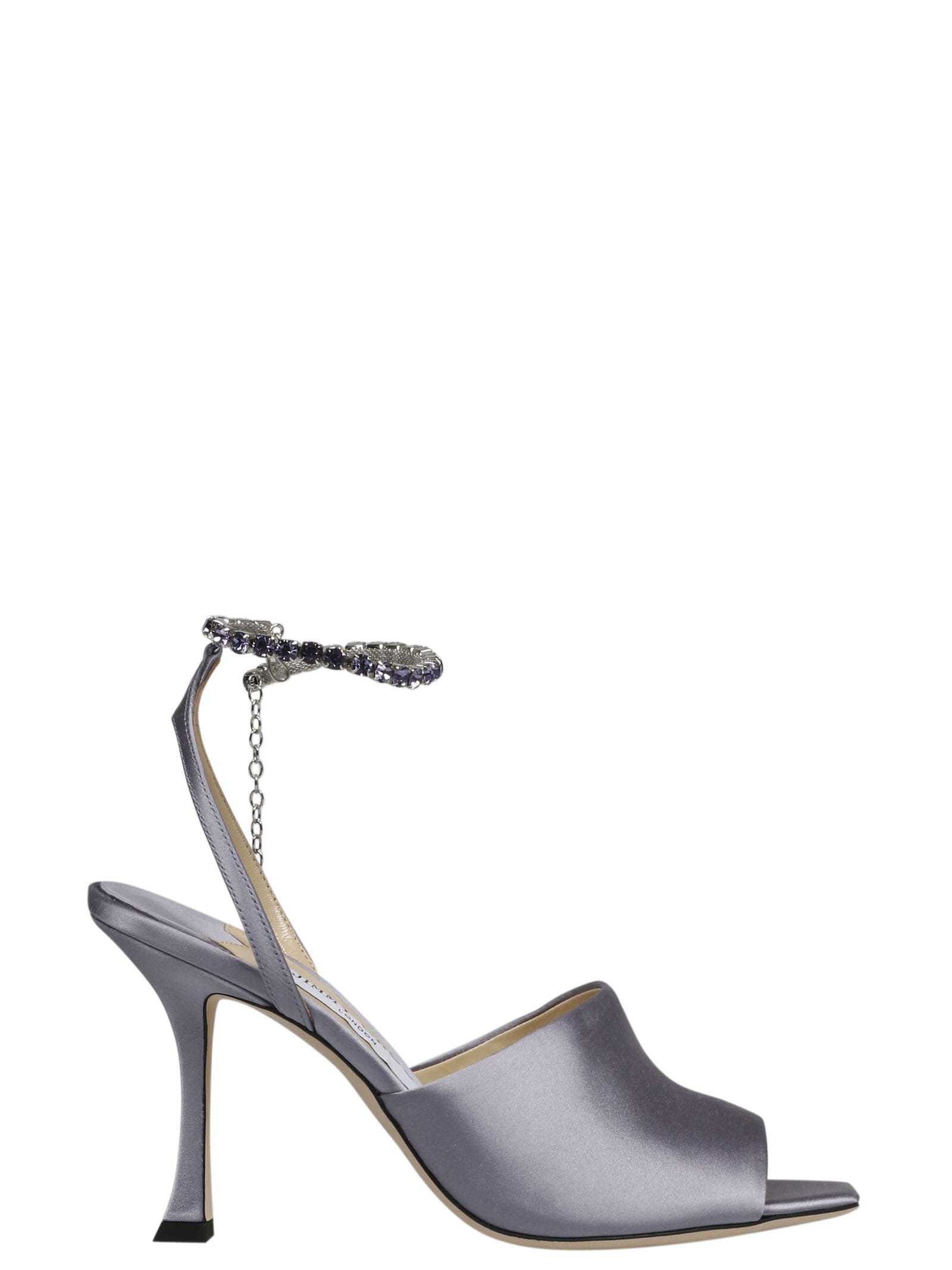 Buy Jimmy Choo Sea Satin Sandals online, shop Jimmy Choo shoes with free shipping