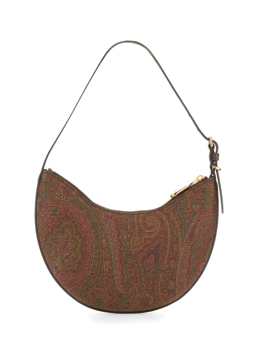 Shop Etro Essential Small Hobo Bag In Multicolour