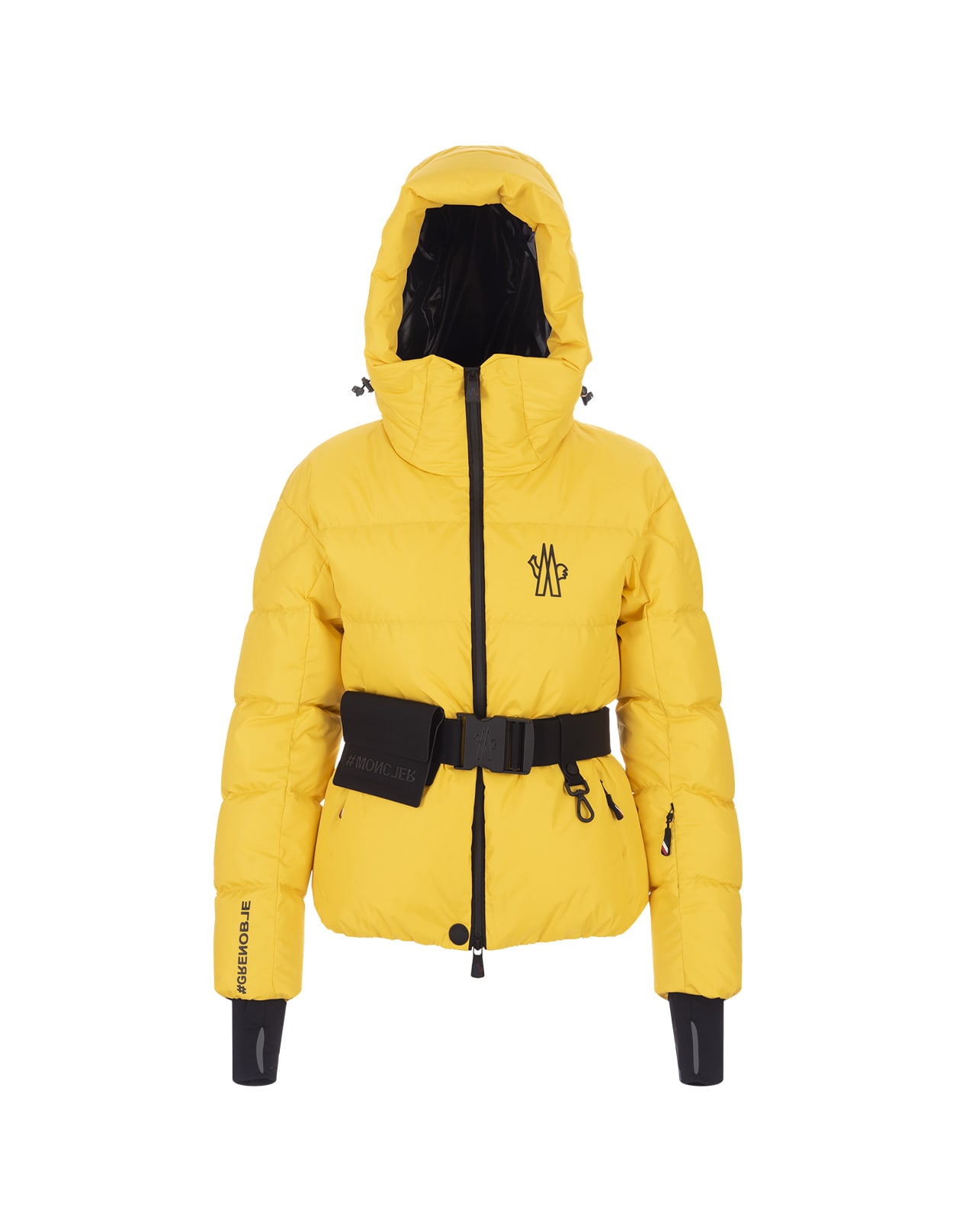 MONCLER YELLOW BOUQUETIN DOWN JACKET