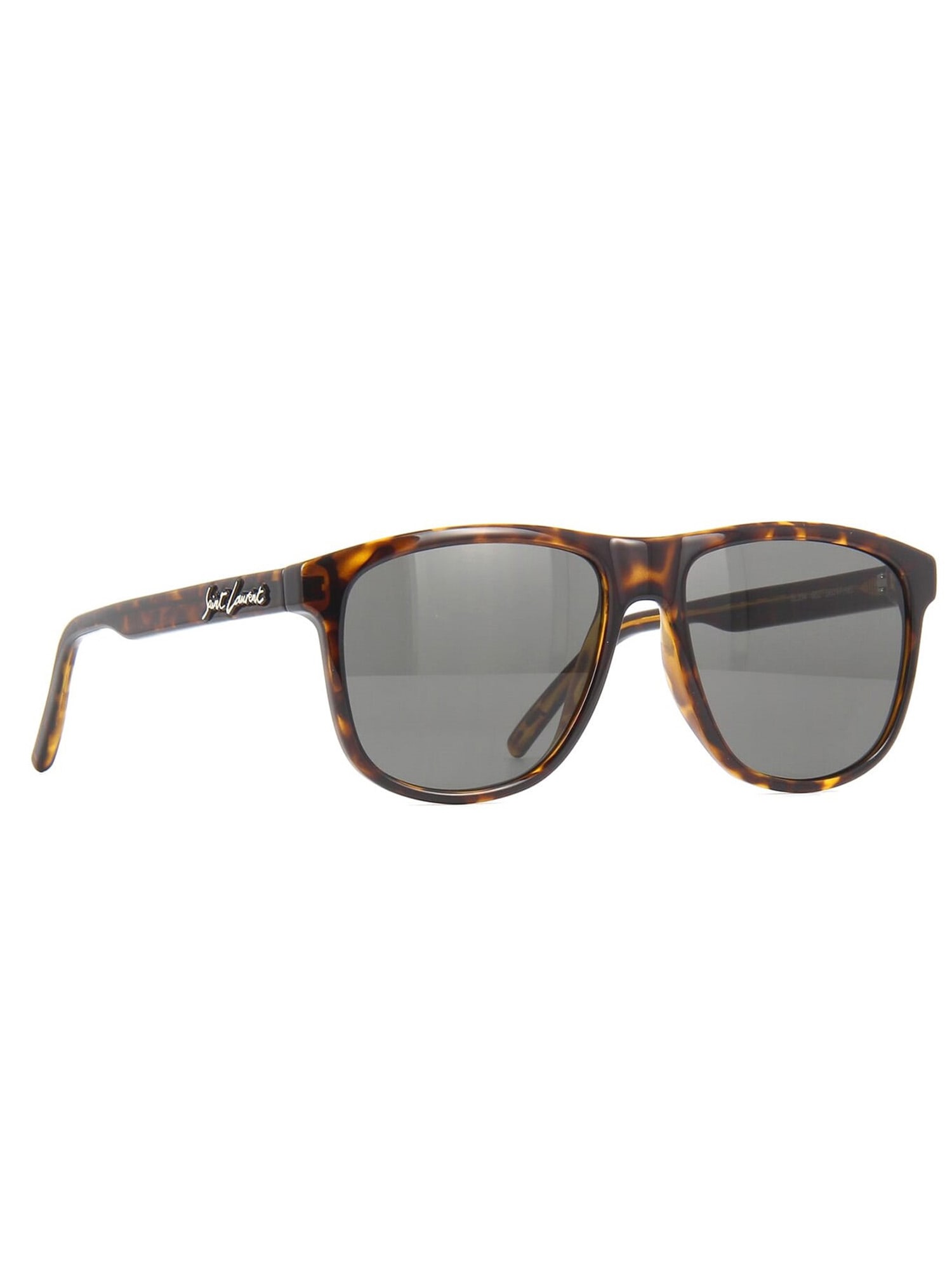 Shop Saint Laurent Sl 334 Sunglasses In Havana Havana Grey