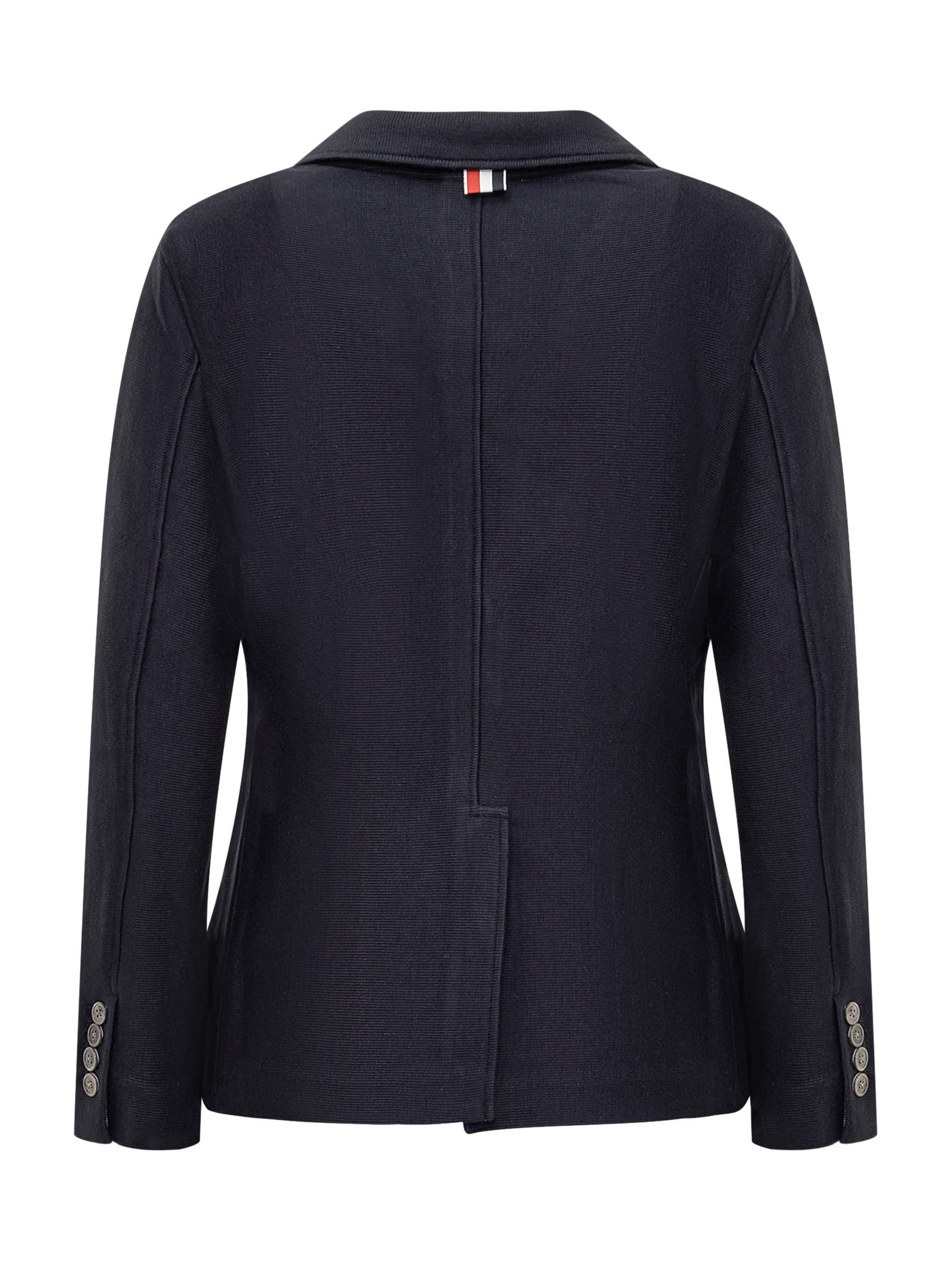 Shop Thom Browne Rwb Blazer In Navy