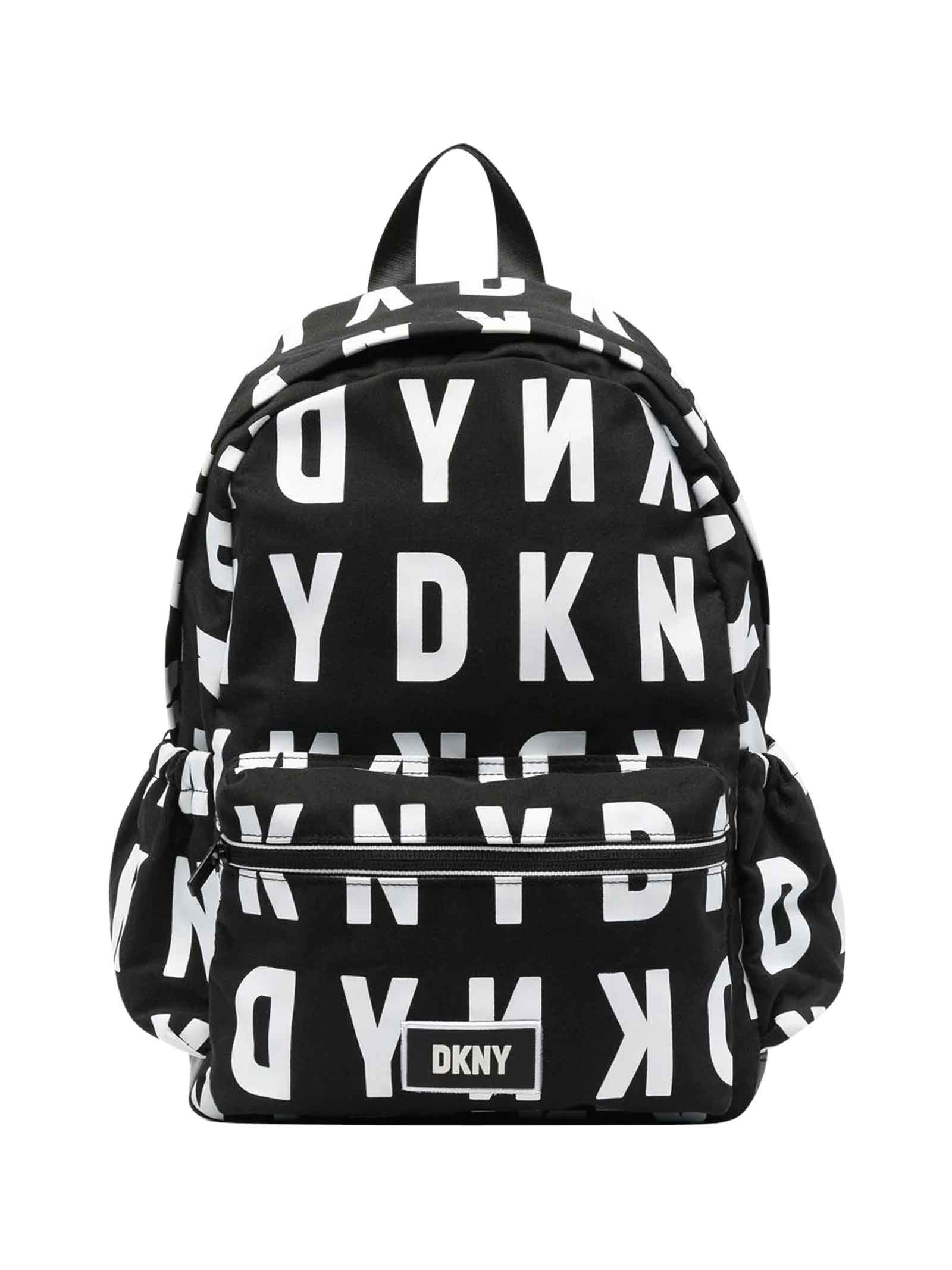 DKNY Black / White Backpack Unisex