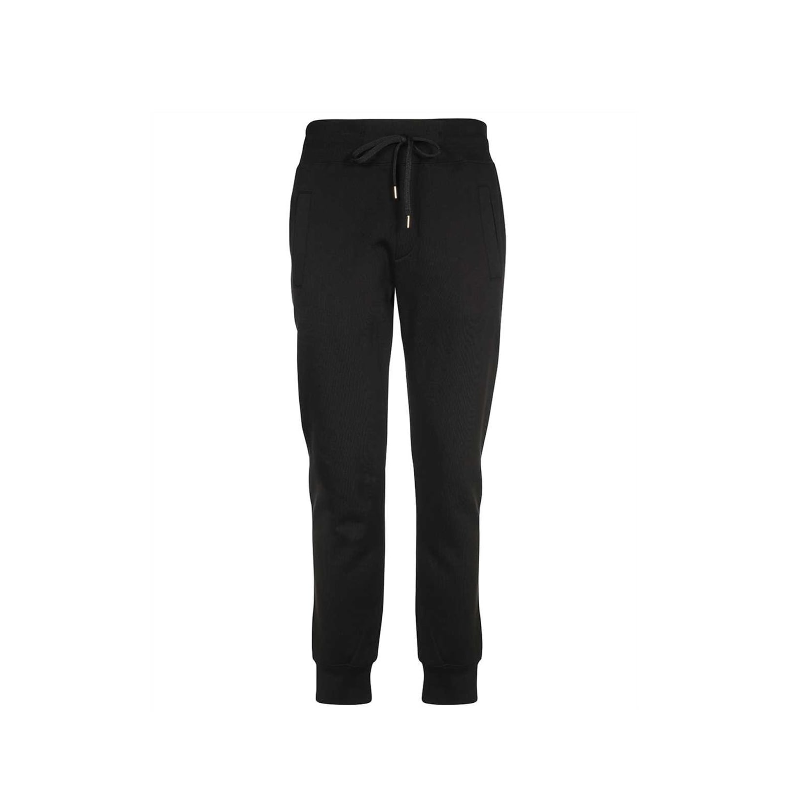 Shop Versace Jeans Couture Jeans Couture Cotton Logo Sweatpants In Black