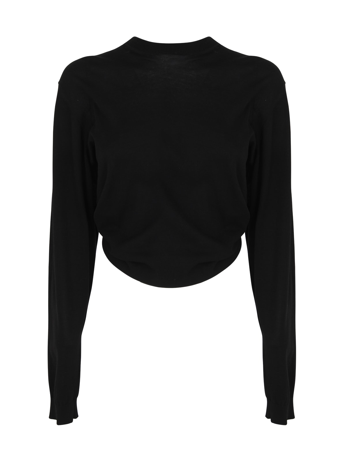 N°21 Round Neck Pullover In Black
