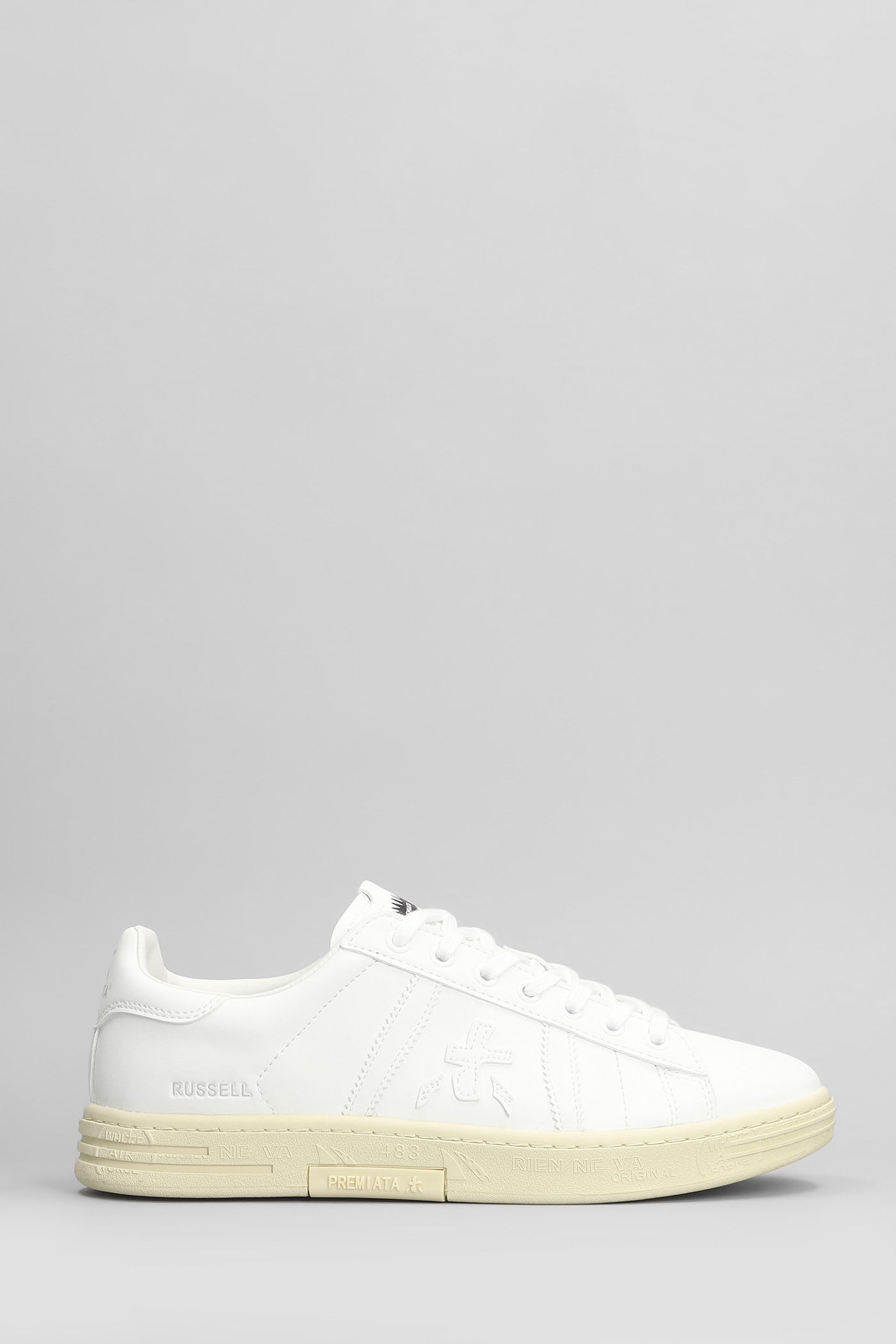 Russell Sneakers In White Leather