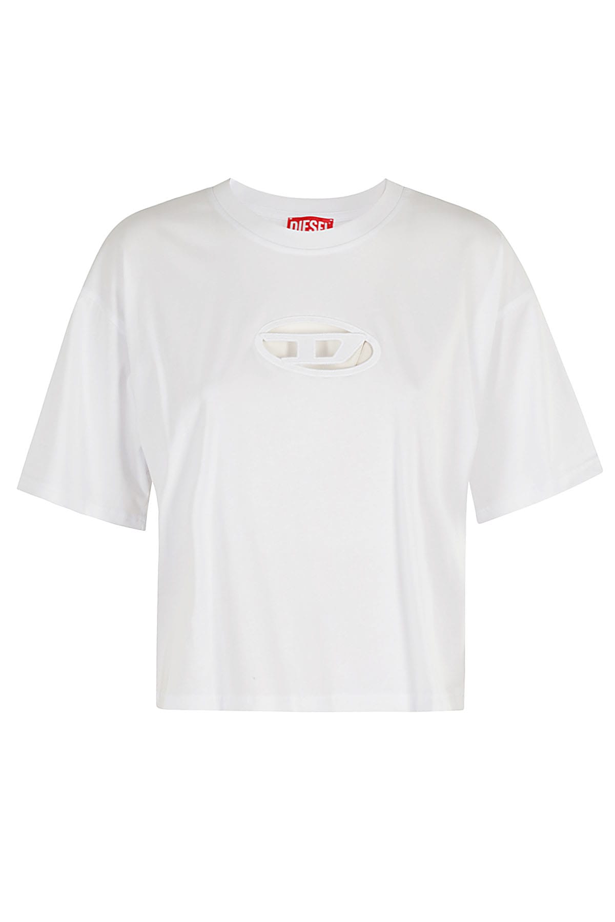 Shop Diesel T Buxt Crop Od In White