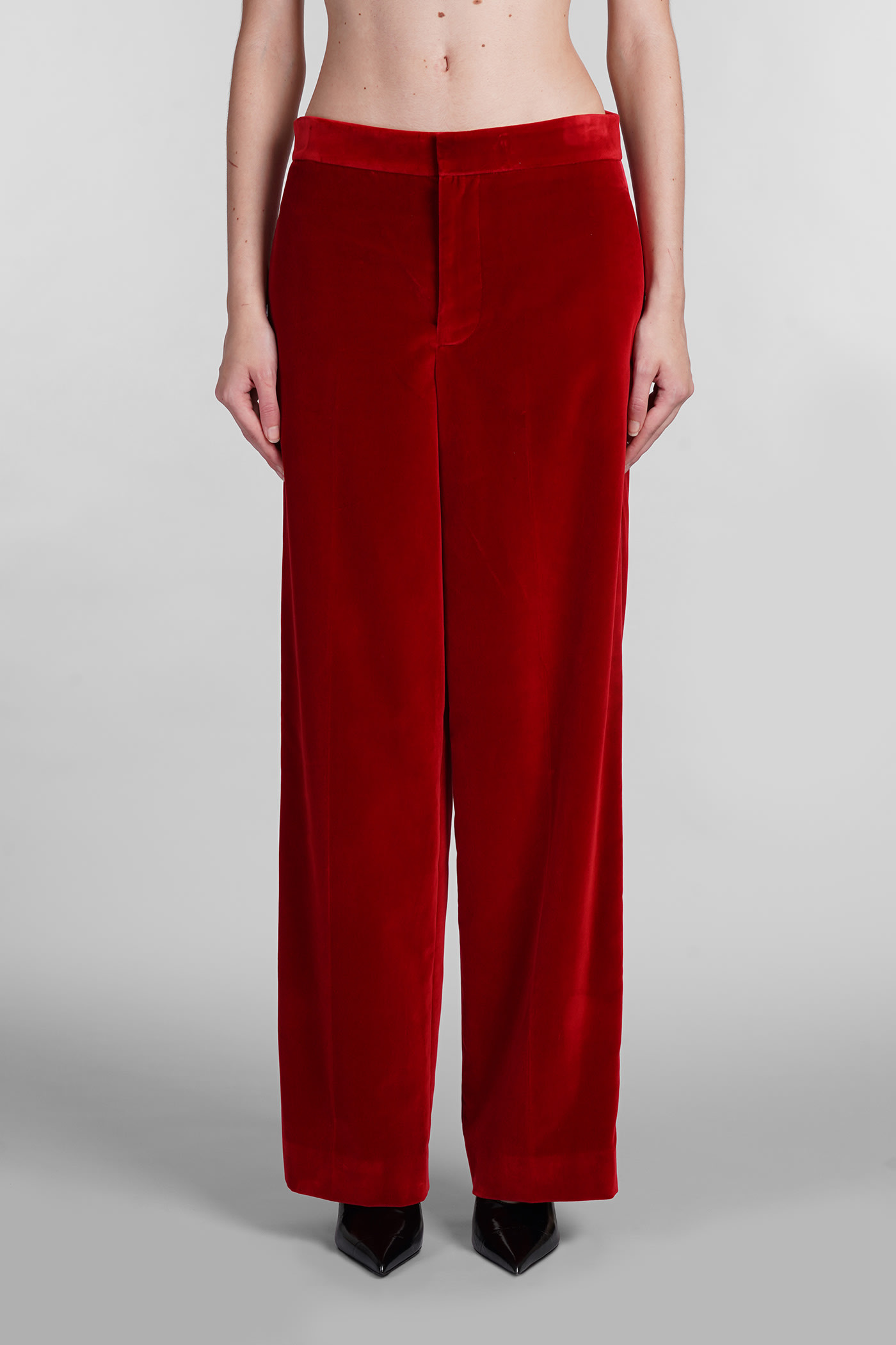 J.W. Anderson J. W. Anderson Pants In Red Cotton