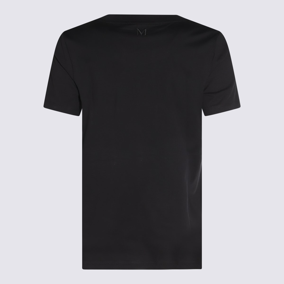 'S MAX MARA BLACK COTTON RENO T-SHIRT