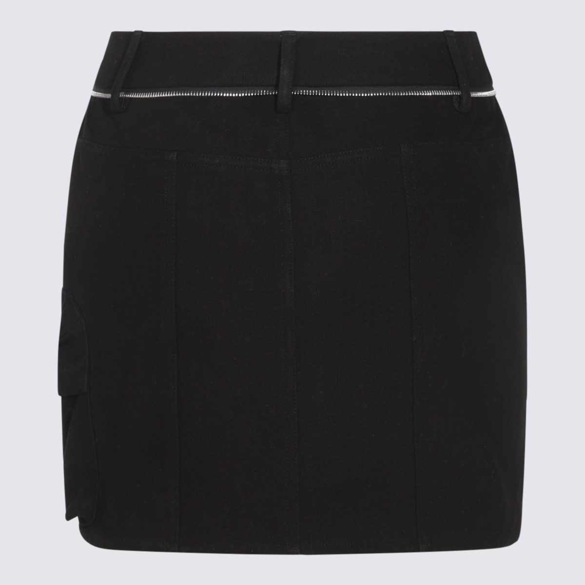 Moncler Genius X Willow Smith Belt-loop Skirt In Black