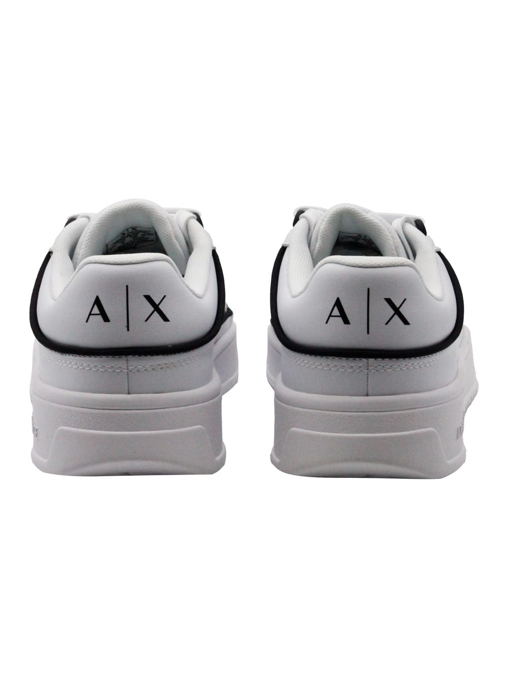 Armani Exchange Sneakers In White