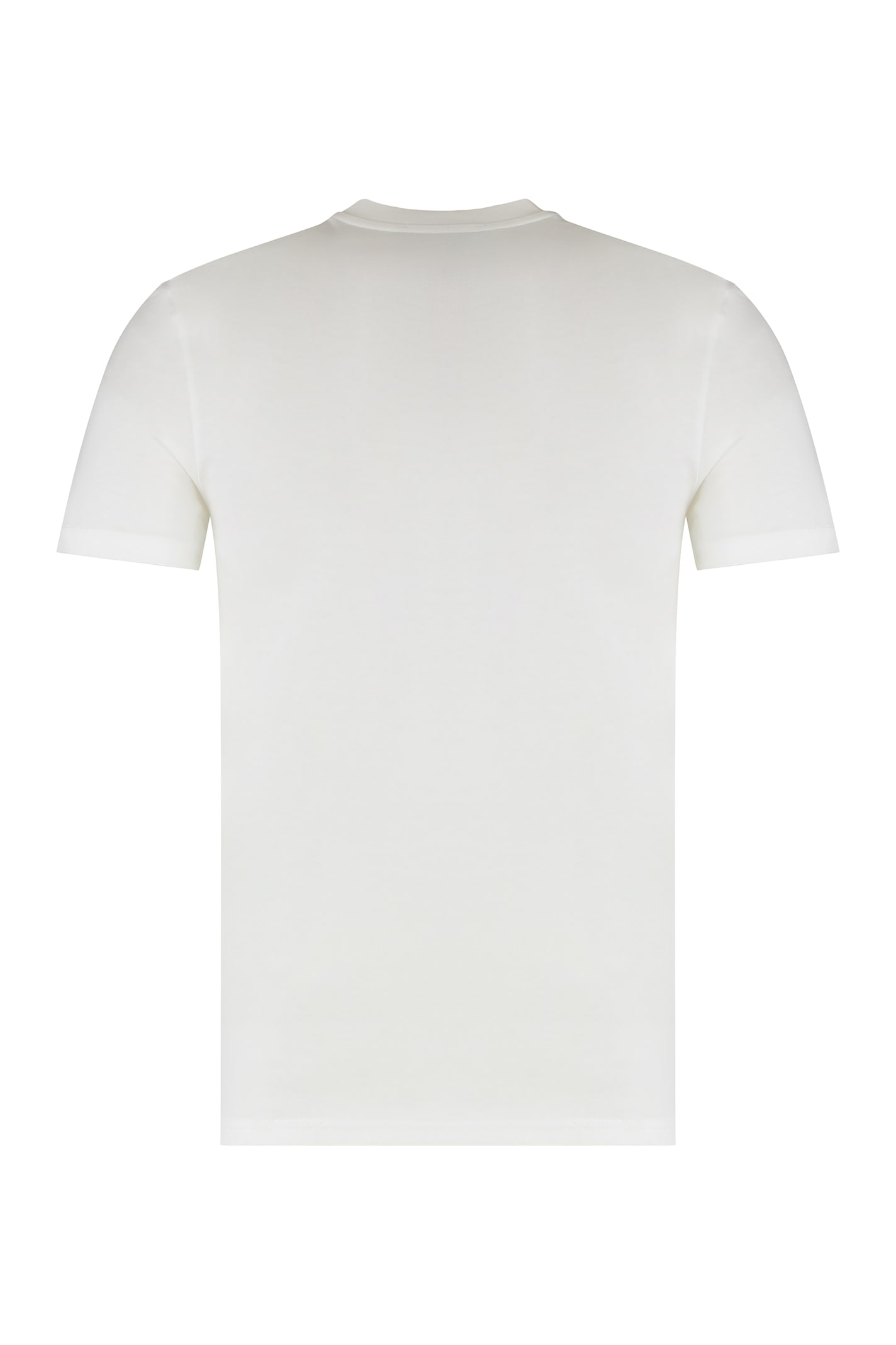 Moschino Crew Neck Short Sleeves T-shirts In White