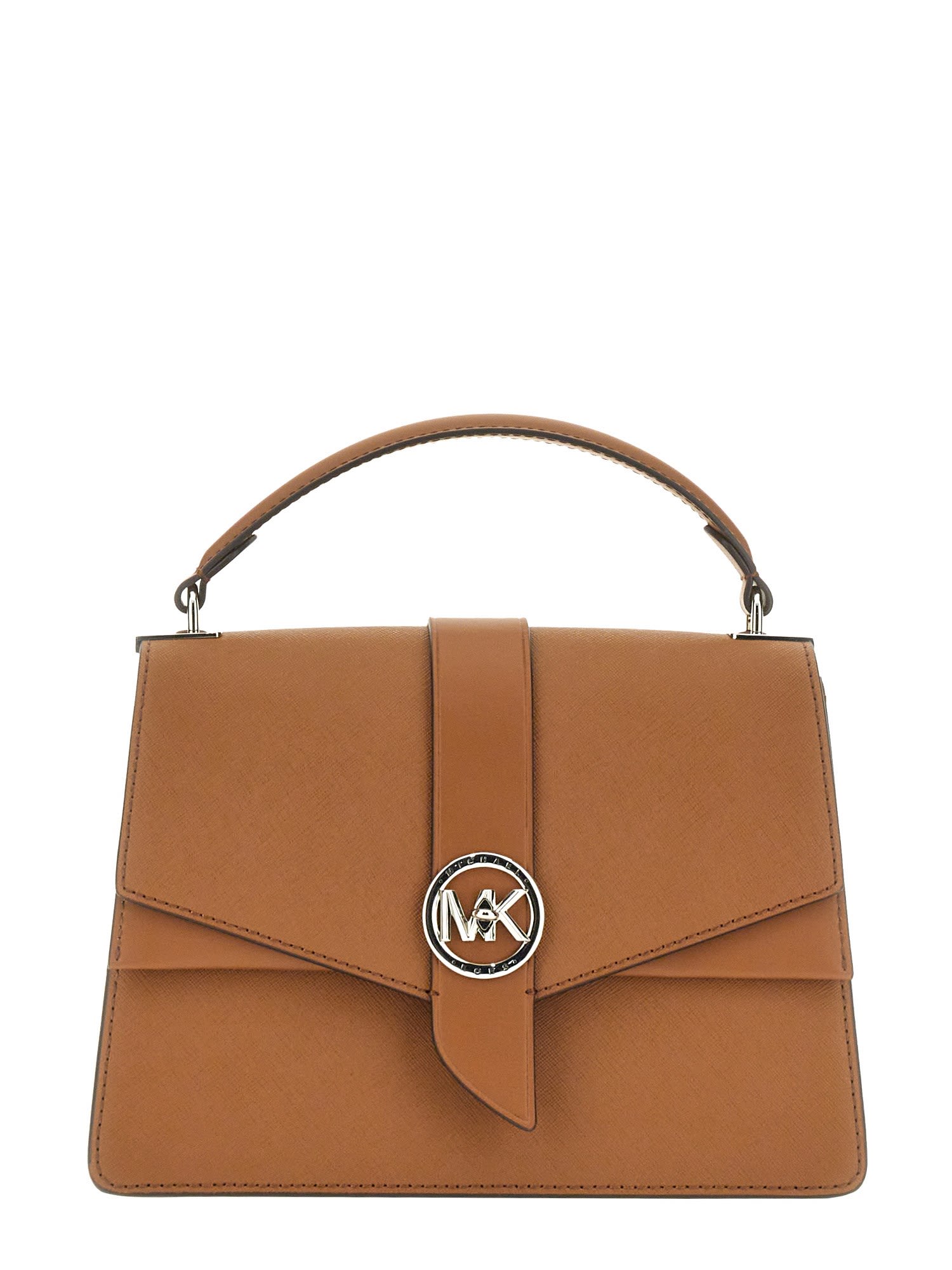 MICHAEL Michael Kors GREENWICH SATCHEL - Handbag - brown 