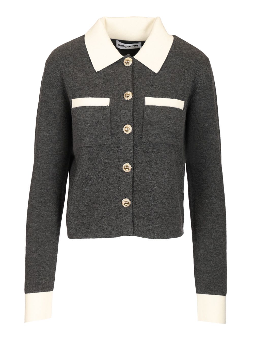 Self-portrait Knit Cardigan