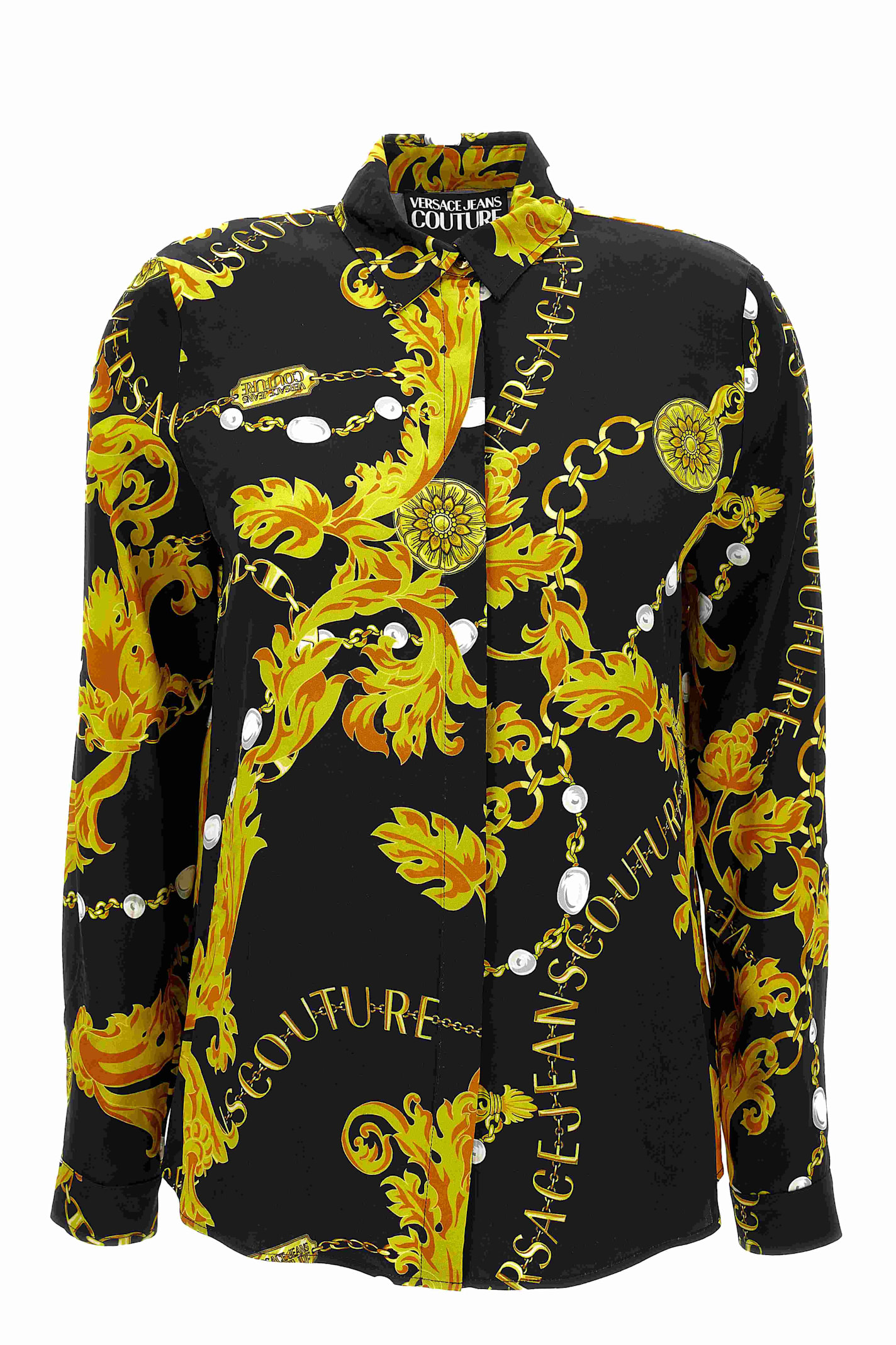 Shop Versace Jeans Couture Shirt In Black