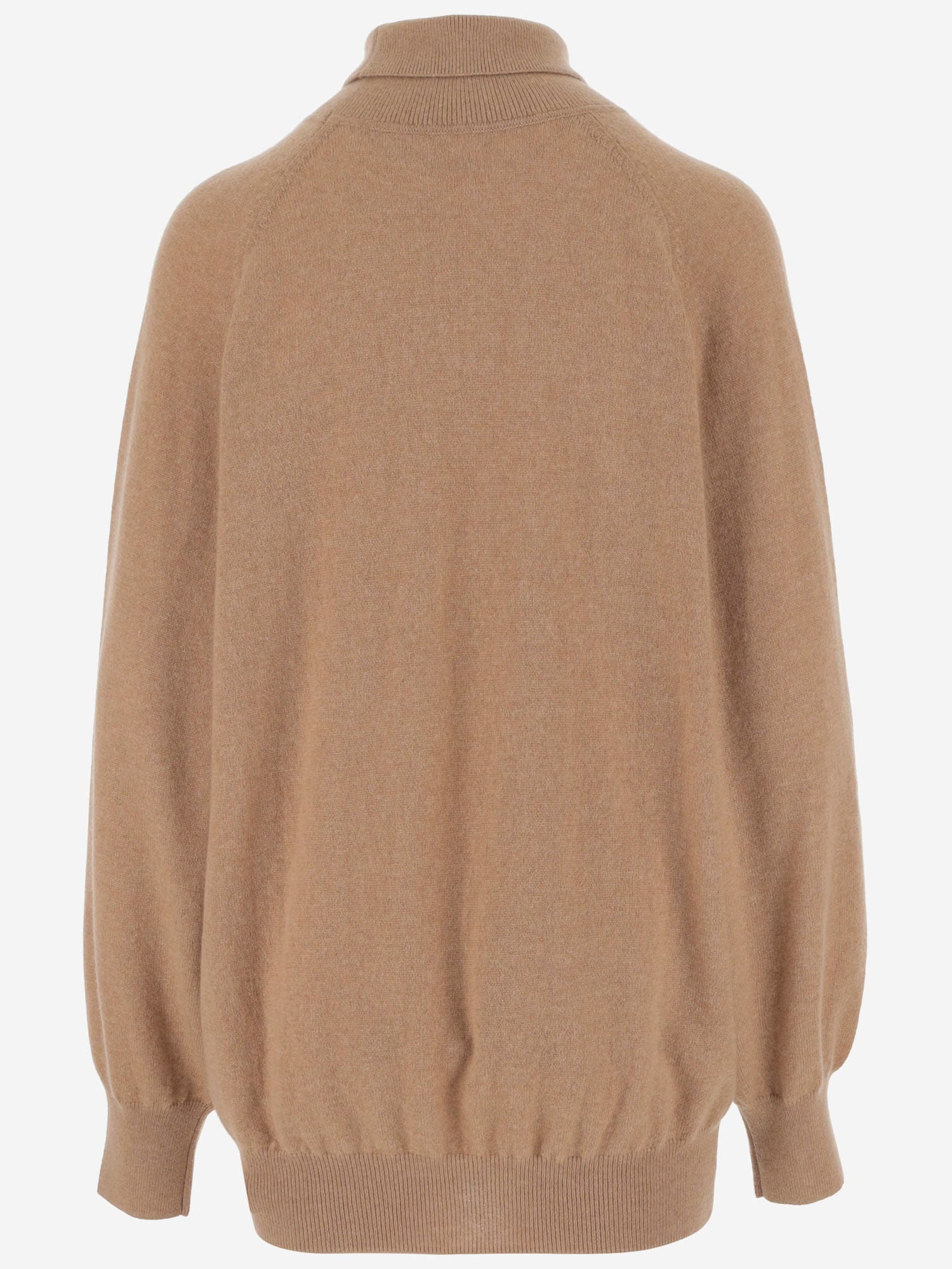 Khaite Morris Stretch Cashmere Sweater In Beige