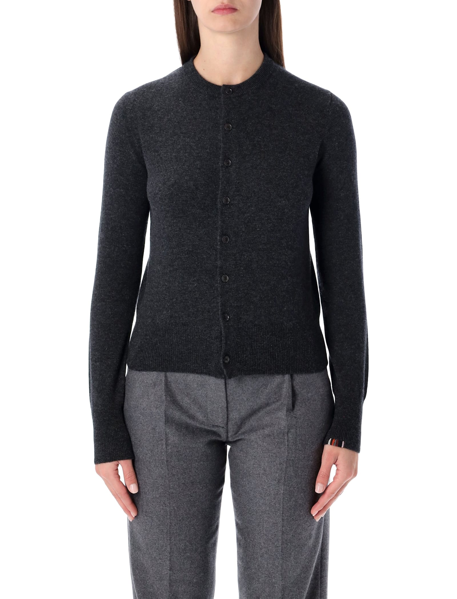 Extreme Cashmere Little Two Cardigan In Gray