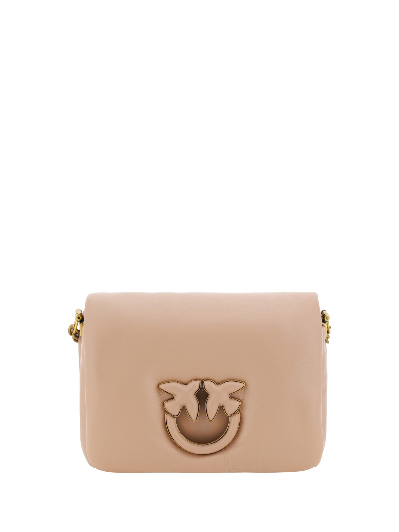 Shop Pinko Shoulder Bag In Cipria-block Color