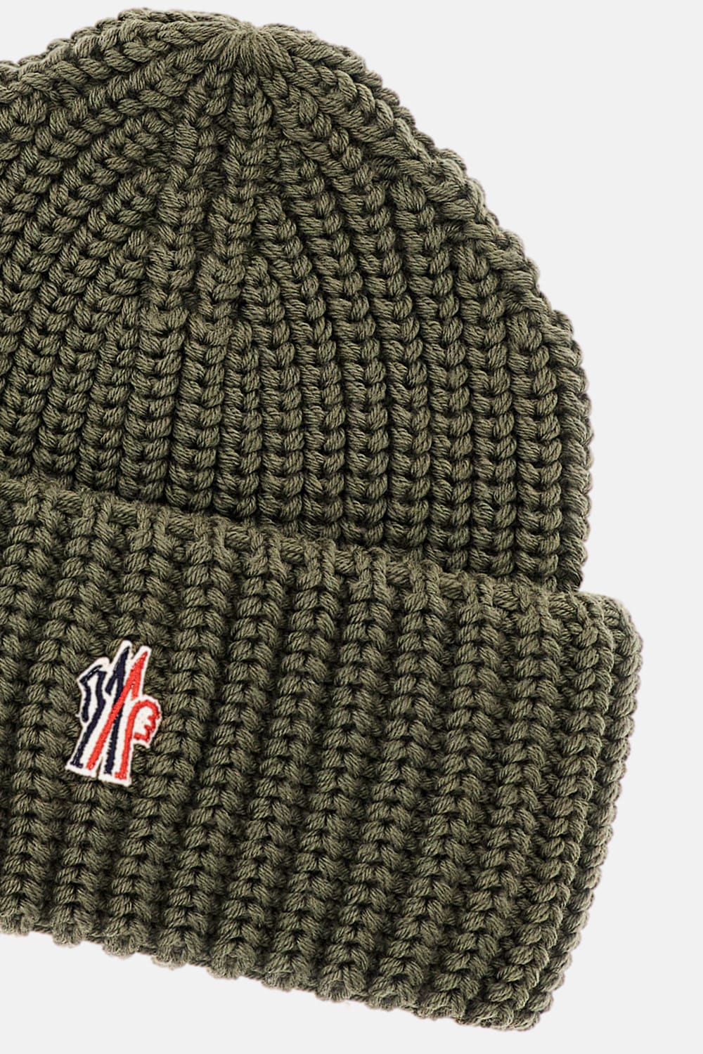 Moncler Hat With Logo In Green