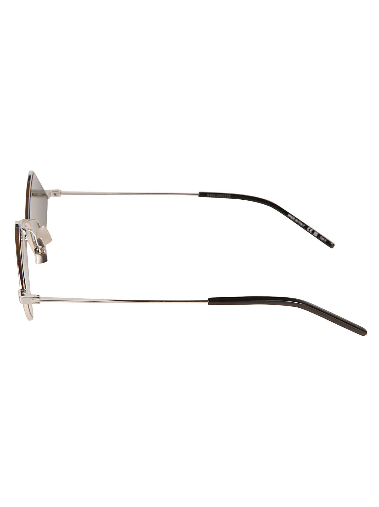 Shop Saint Laurent Sl 302 Lisa Sunglasses In Silver/grey