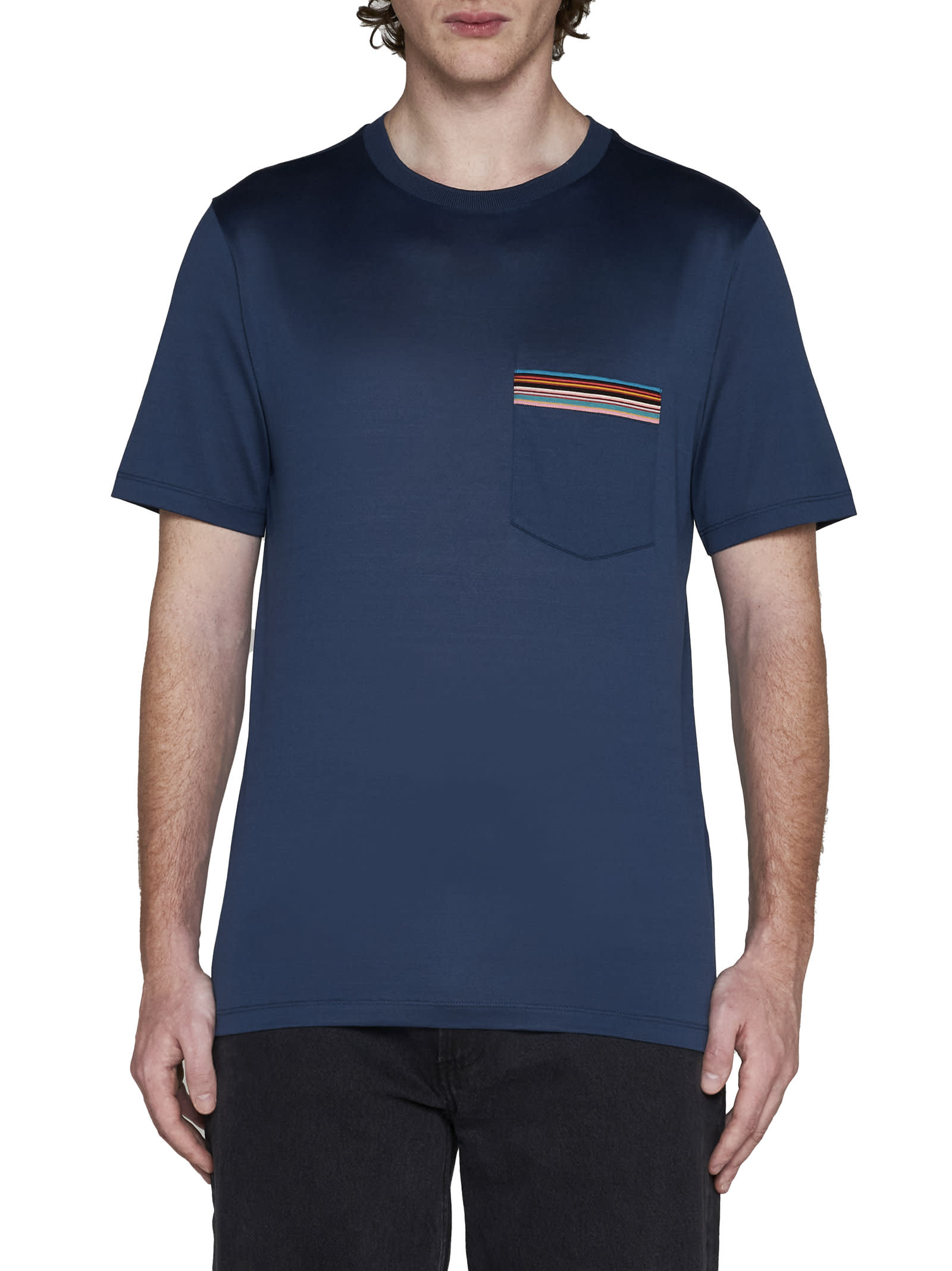 Shop Paul Smith T-shirt In Blue