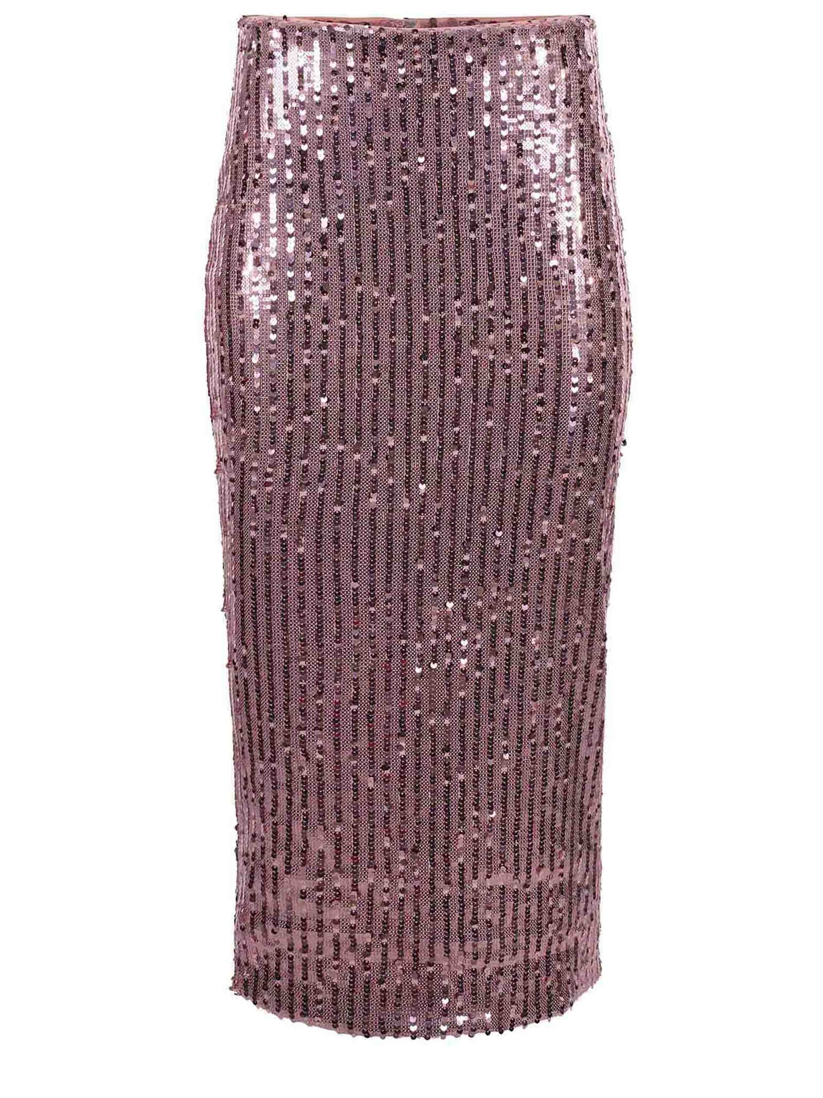 Midi Skirt Rotate Made Of Sequins