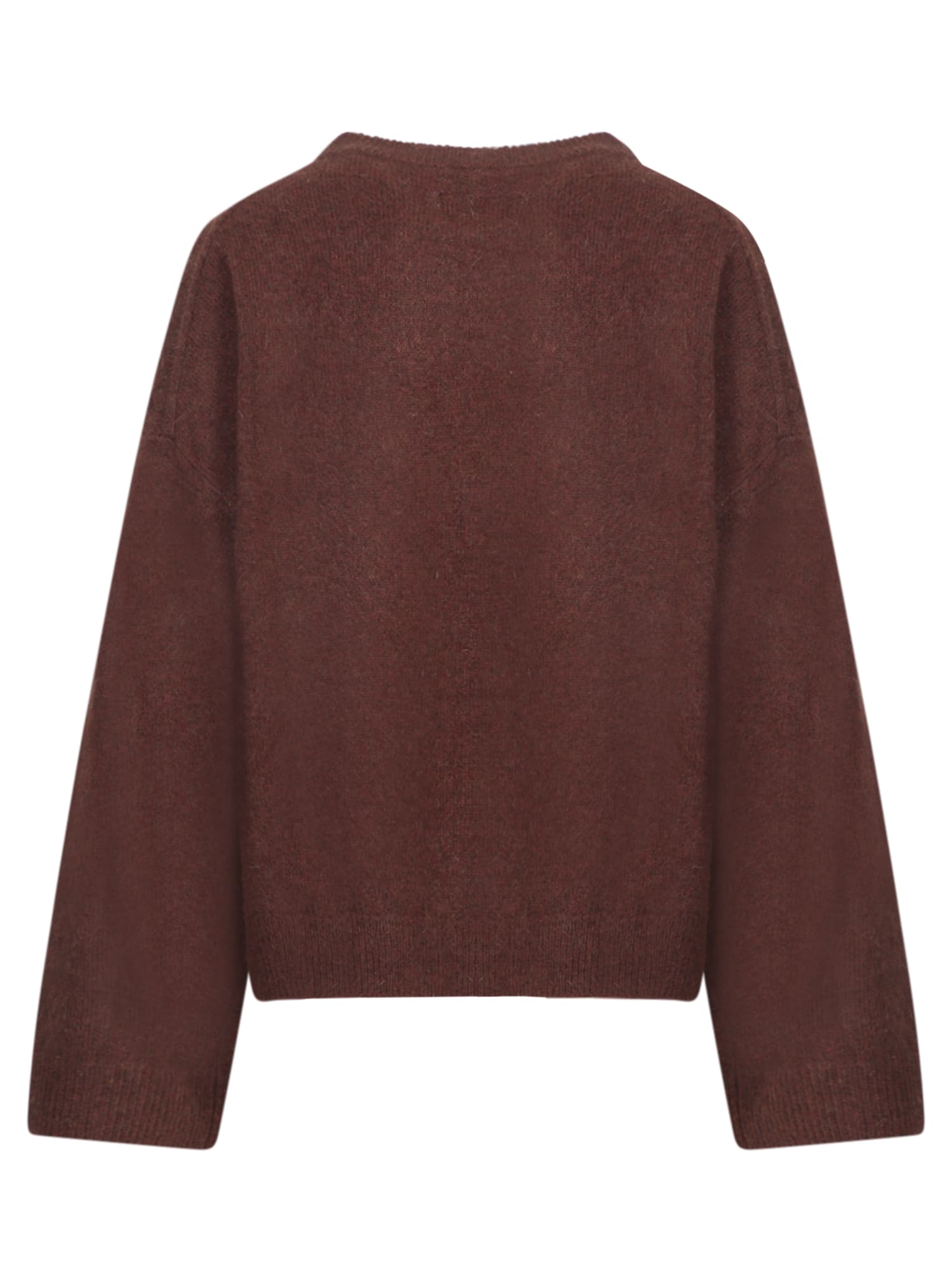 Shop Loulou Studio Brown Wool Sweater