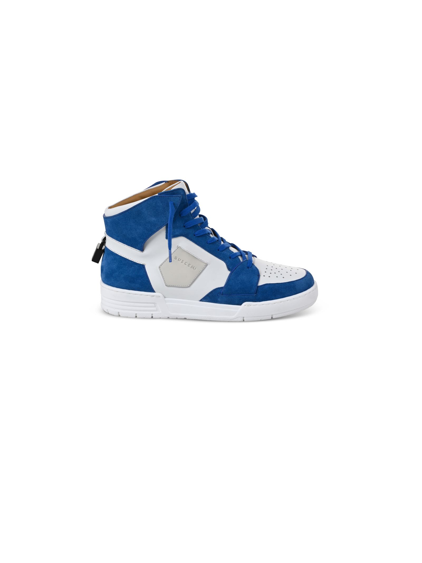 Buscemi Calf Leather Shoes White+blue