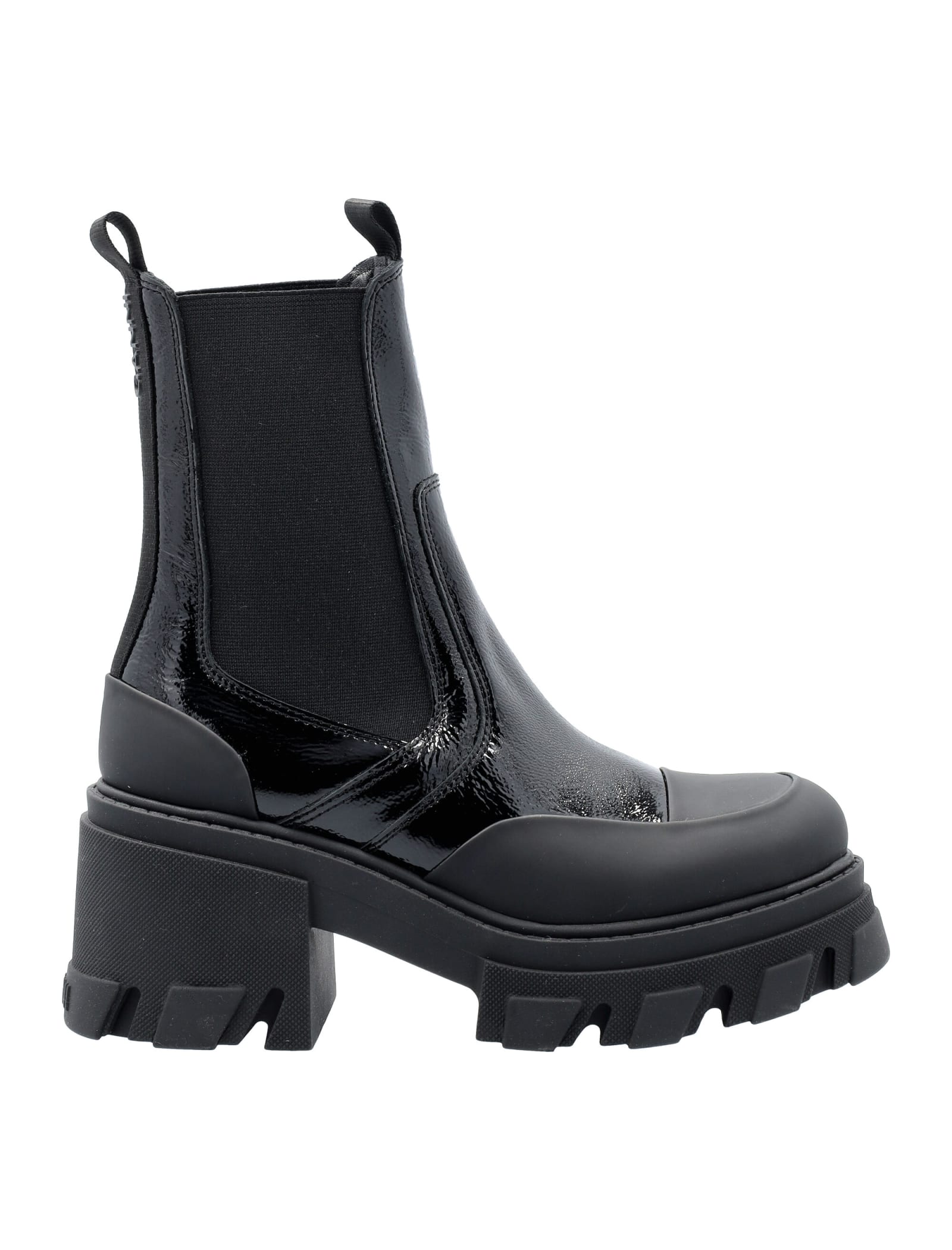 Ganni Shiny Leather Chelsea Boot