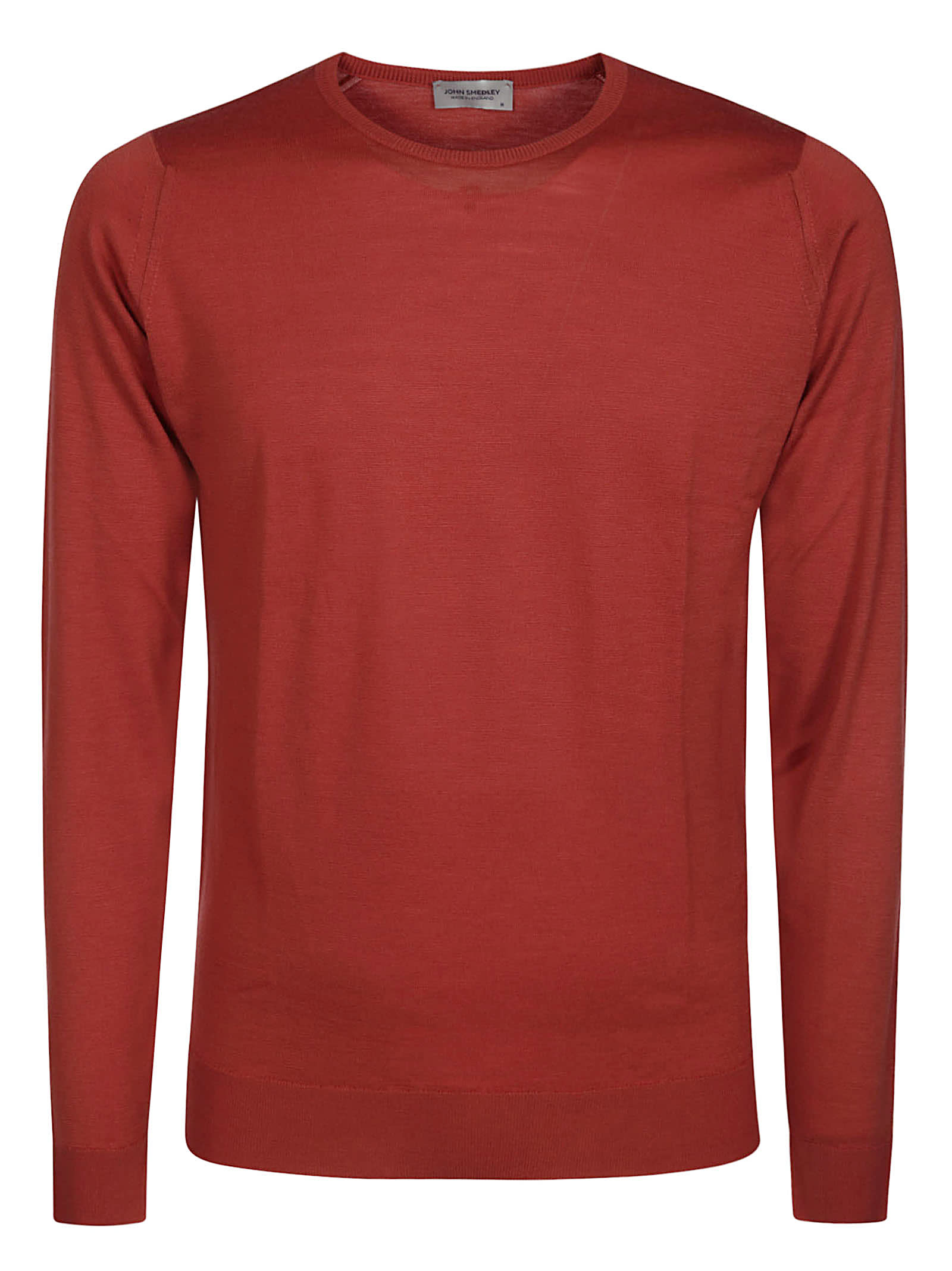 John Smedley Lundy Pullover Ls In Redwood