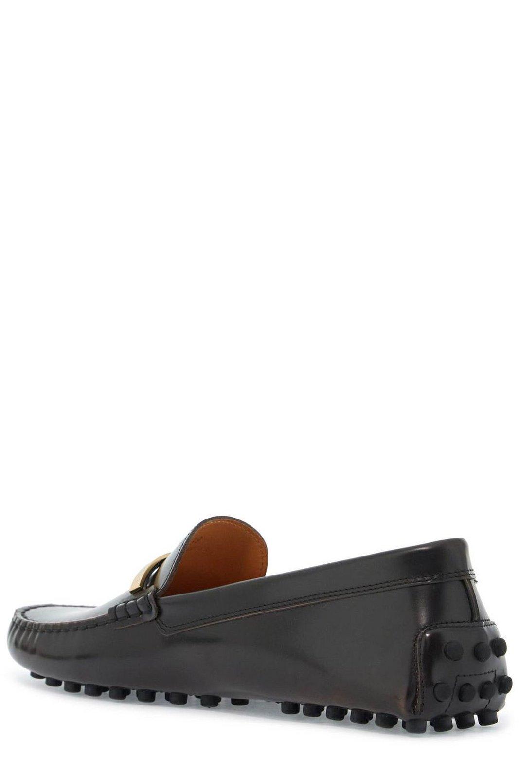 Shop Tod's Gommino Driving Loafers In Brown