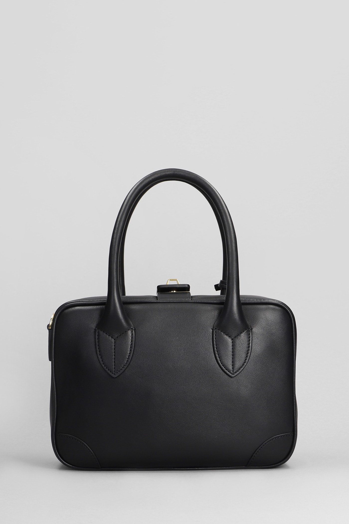 Shop Golden Goose Vita Shoulder Bag In Black Leather