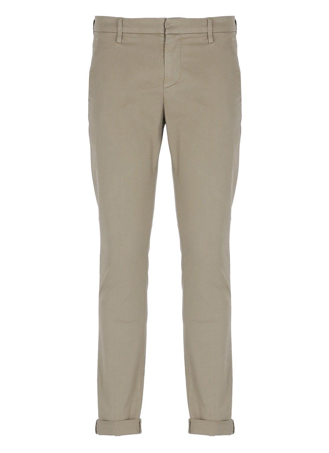 DONDUP MID-RISE STRAIGHT LEG TROUSERS