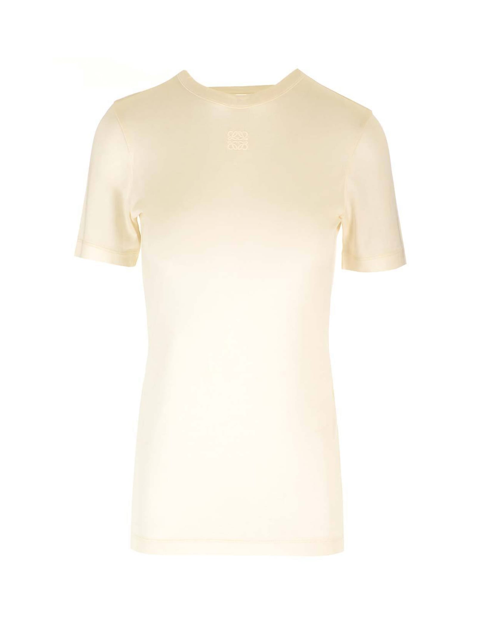 Shop Loewe T-shirt In Off White