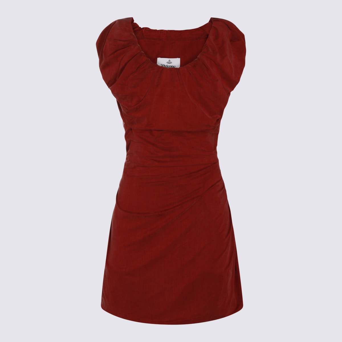 Vivienne Westwood Red Mini Dress In Brown