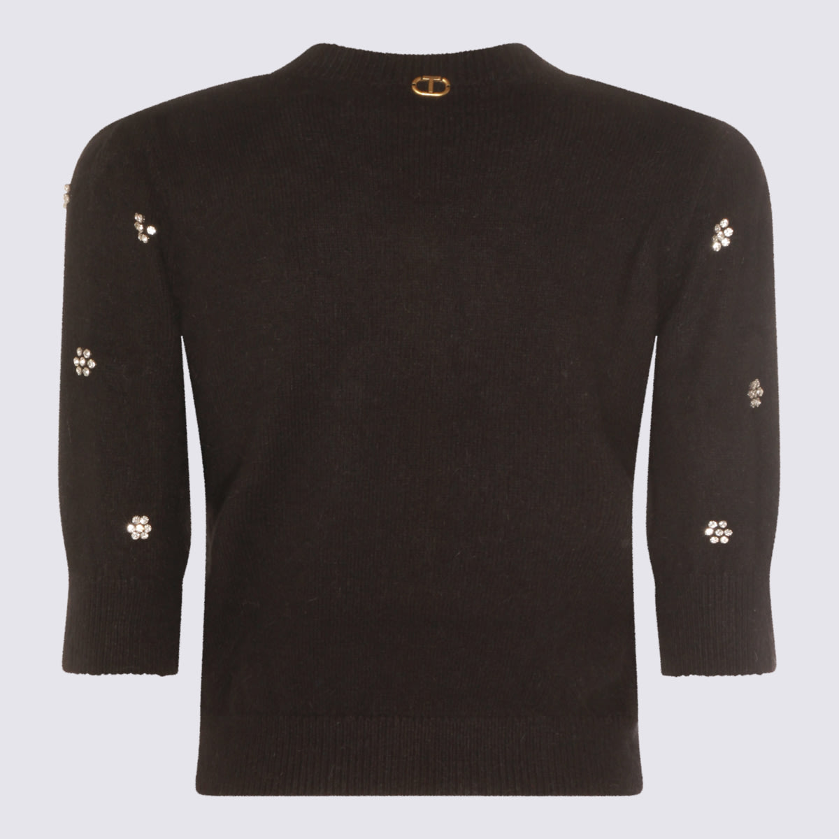 Twinset Sweaters Blacks And Greys In Black