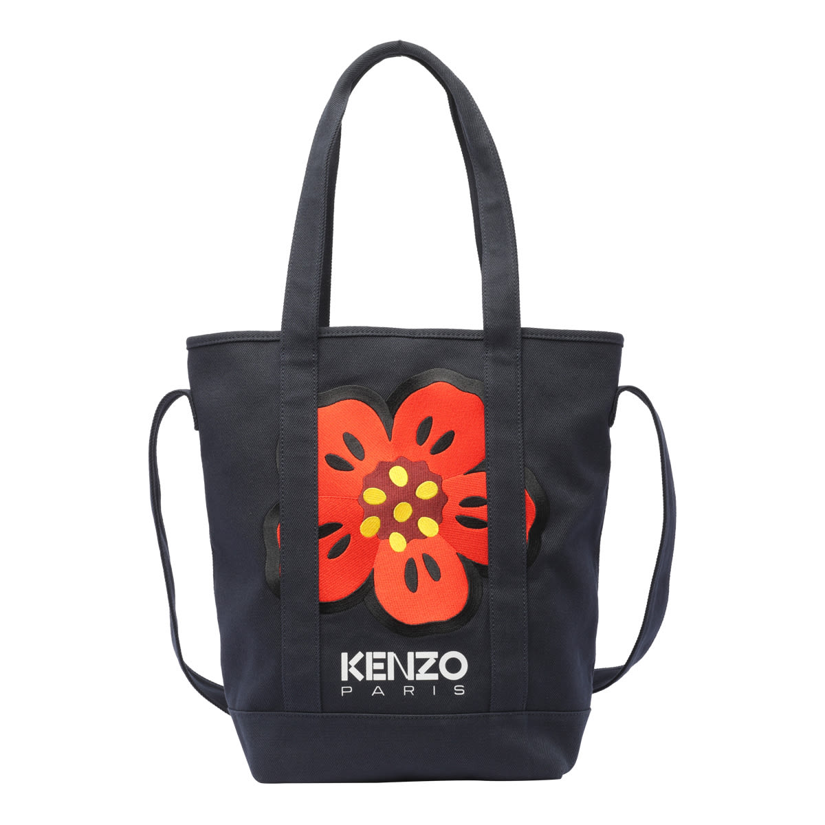 Shop Kenzo Boke Flower Tote Bag In Blu