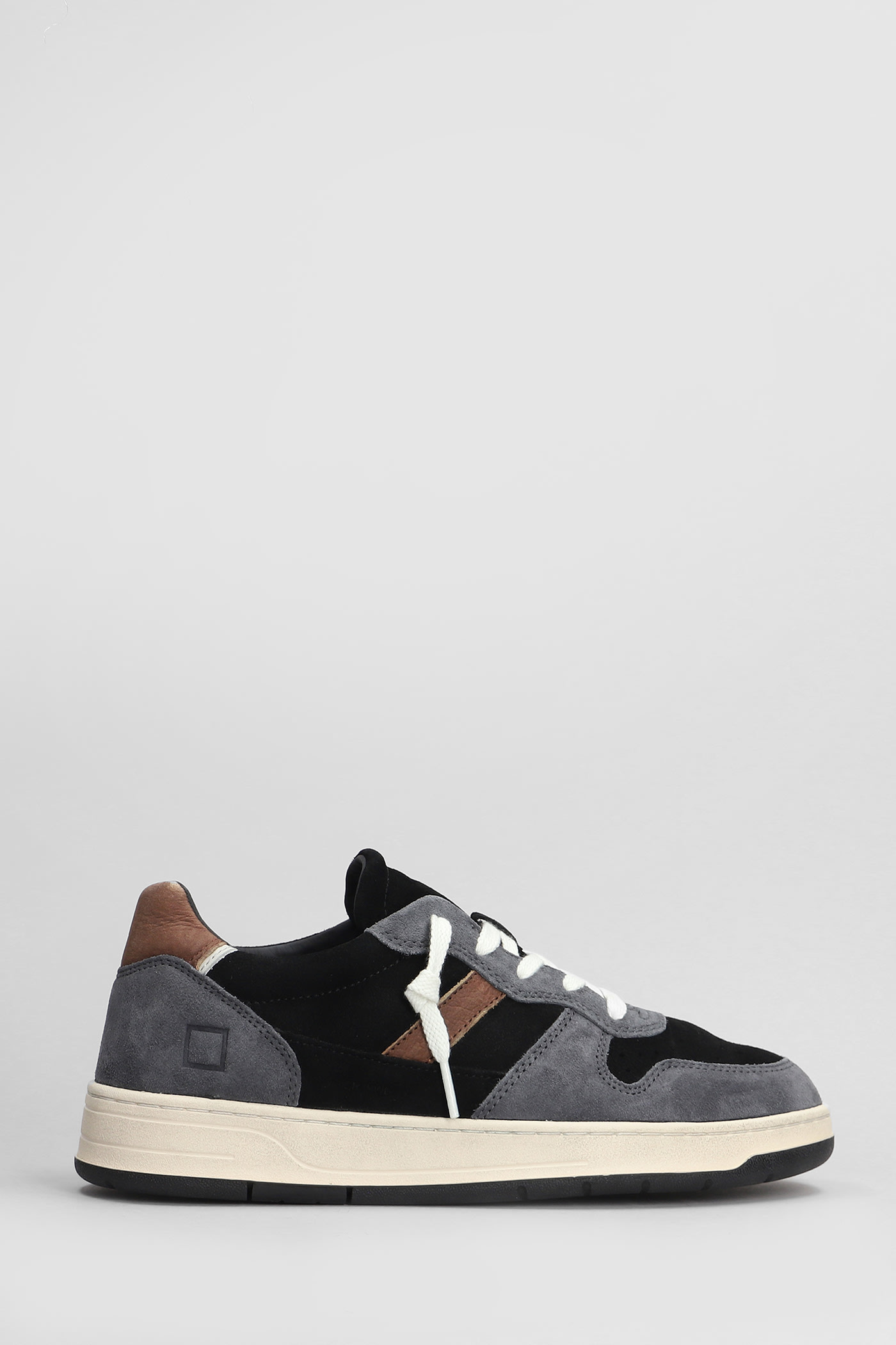 Shop Date Court 2.0 Sneakers In Black Suede