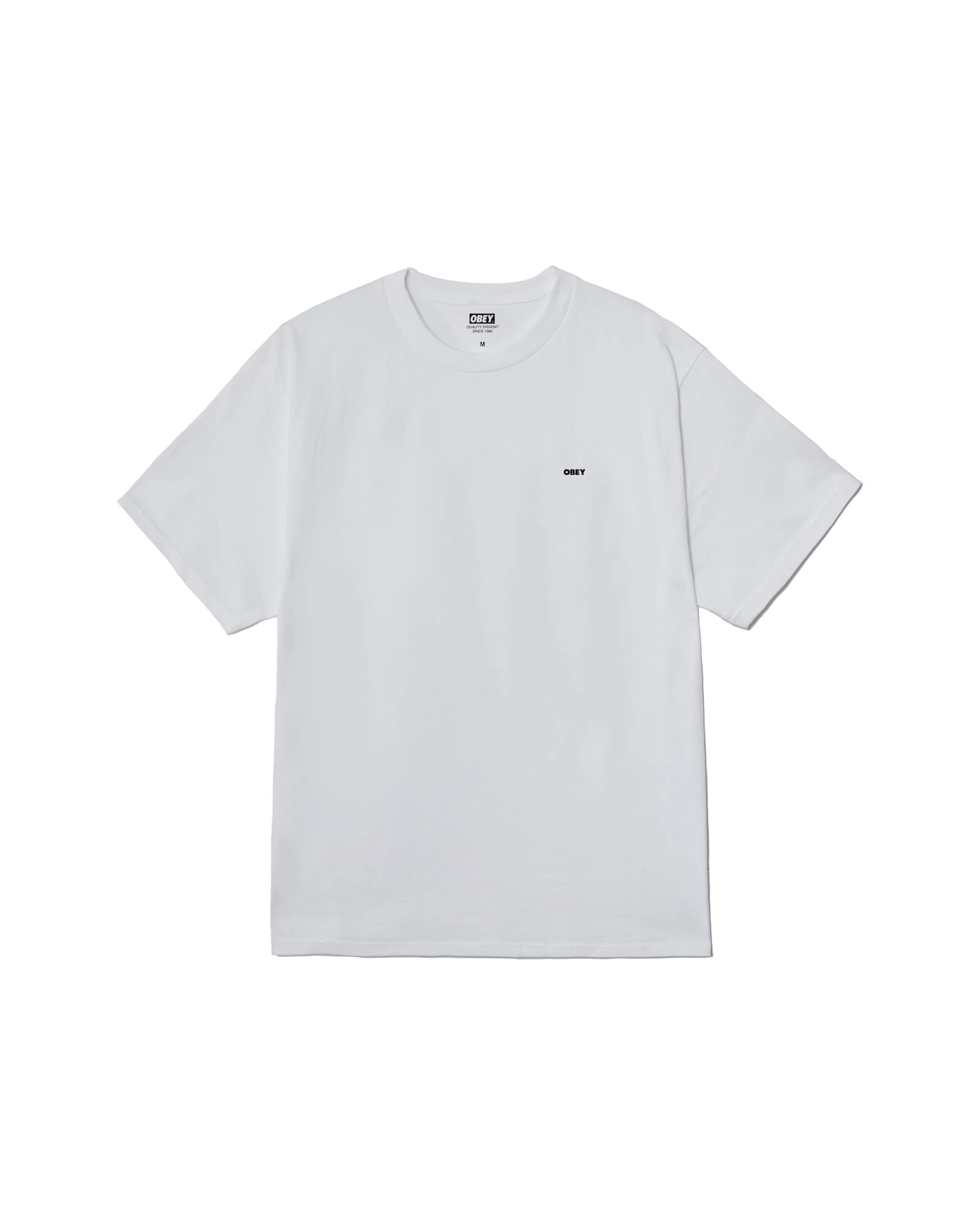 Obey Cropped Icon Tee In White