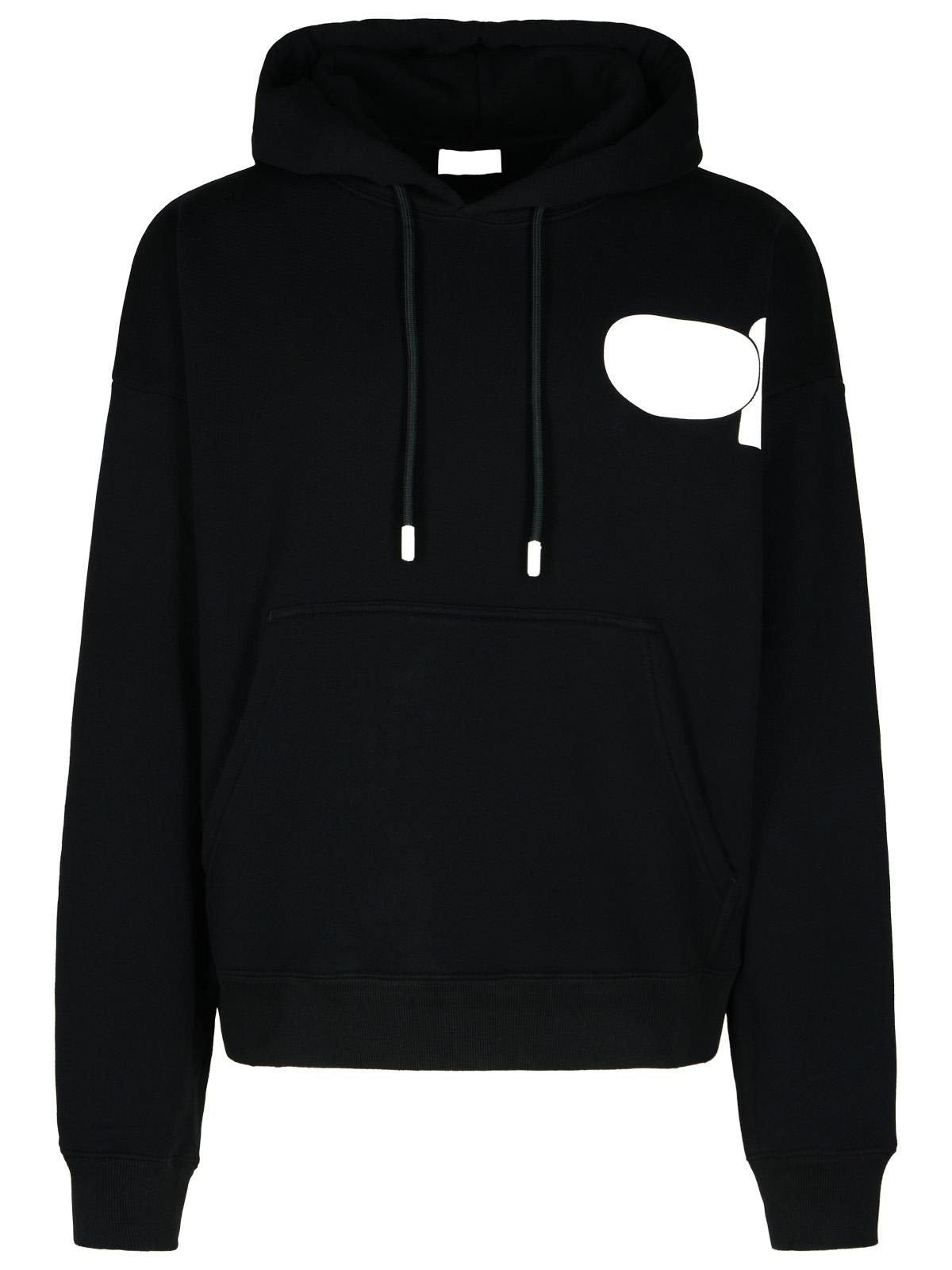 Shop Off-white Black Cotton Sweatshirt